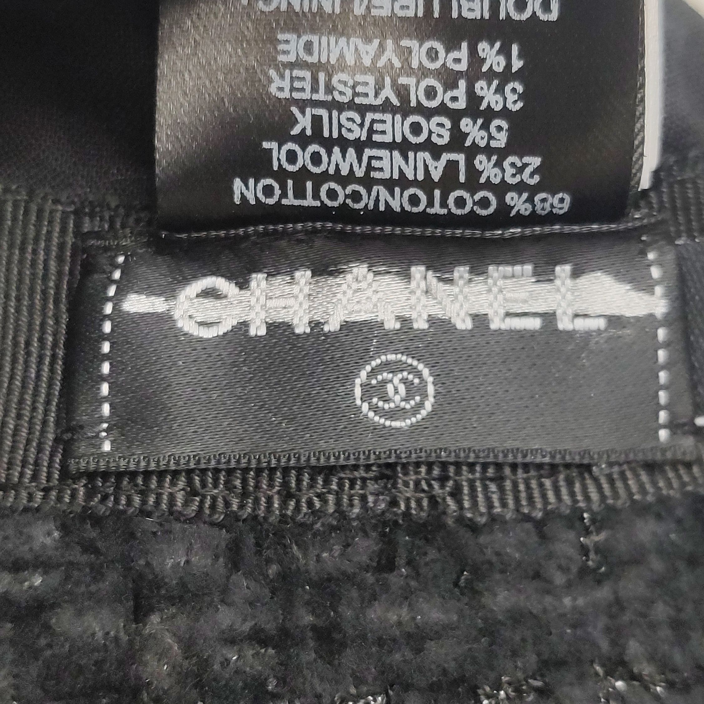 Chanel Chanel Black Boucle Logo Bucket Hat Size S Size ONE SIZE - 5 Thumbnail