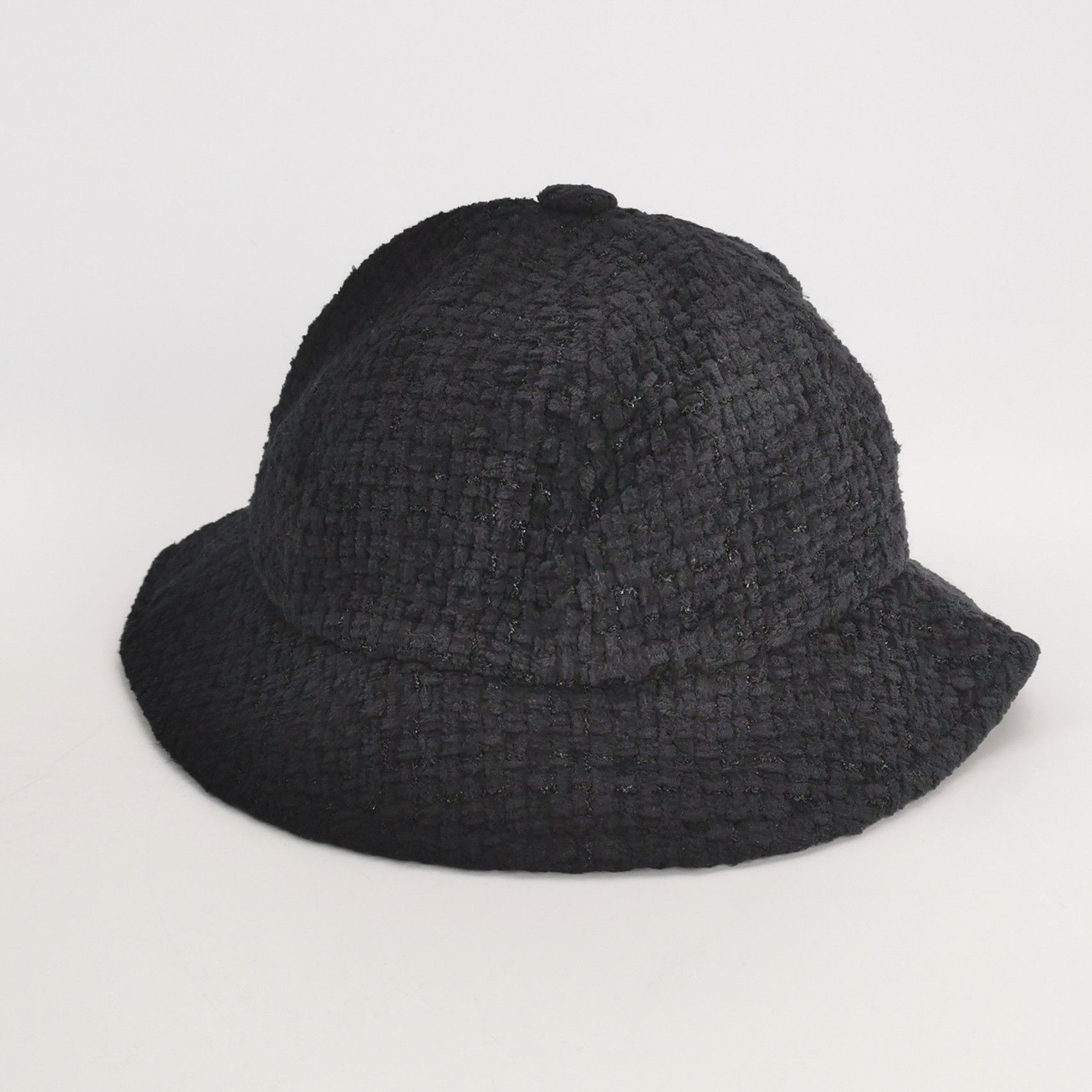 Chanel Chanel Black Boucle Logo Bucket Hat Size S Size ONE SIZE - 3 Thumbnail
