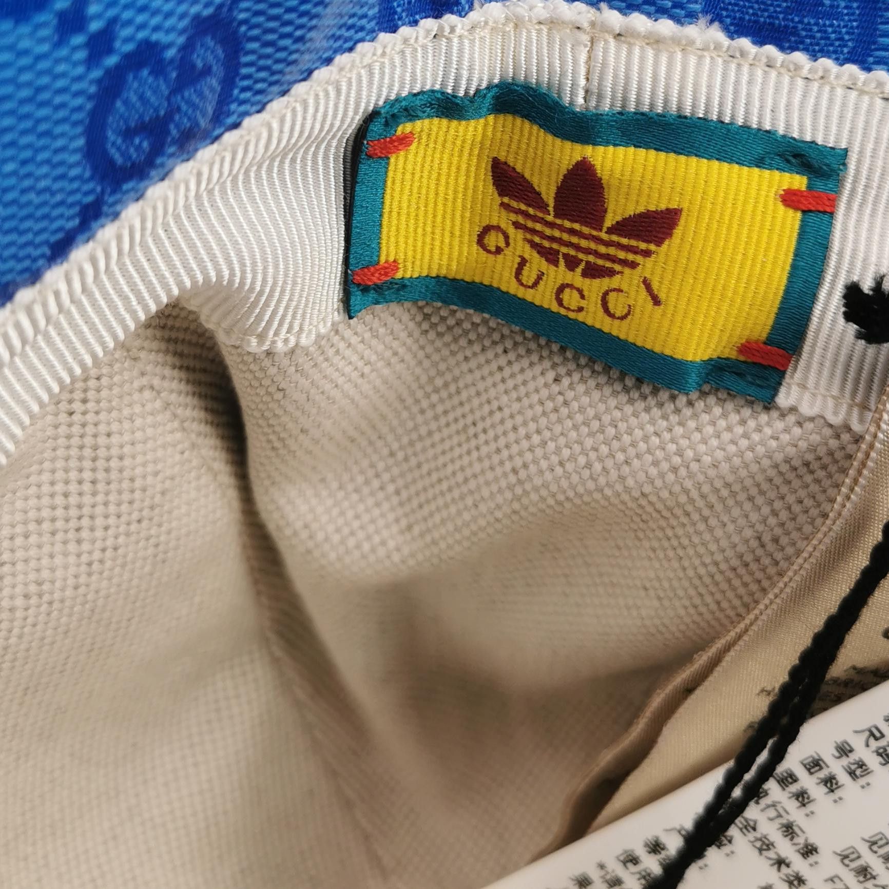 Gucci Gucci x Adidas GG Monogram Bucket Hat Size M Size ONE SIZE - 5 Thumbnail