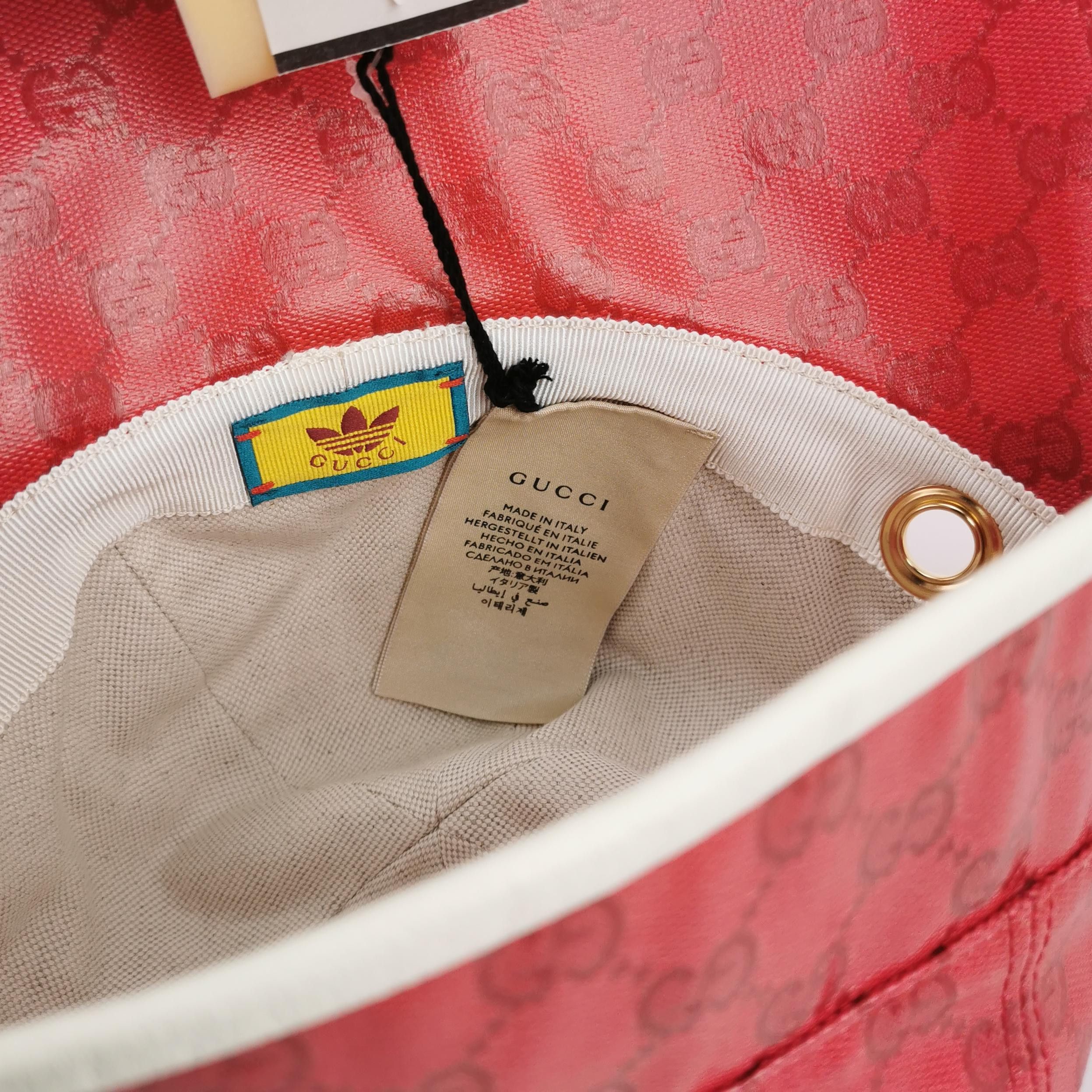 Gucci Gucci x Adidas Monogram Bucket Hat ONE SIZE Size ONE SIZE - 4 Thumbnail