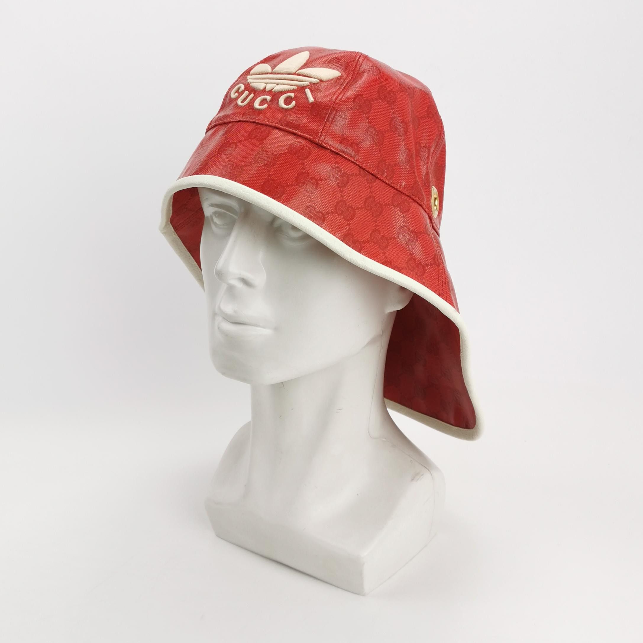 Gucci Gucci x Adidas Monogram Bucket Hat ONE SIZE Size ONE SIZE - 2 Thumbnail
