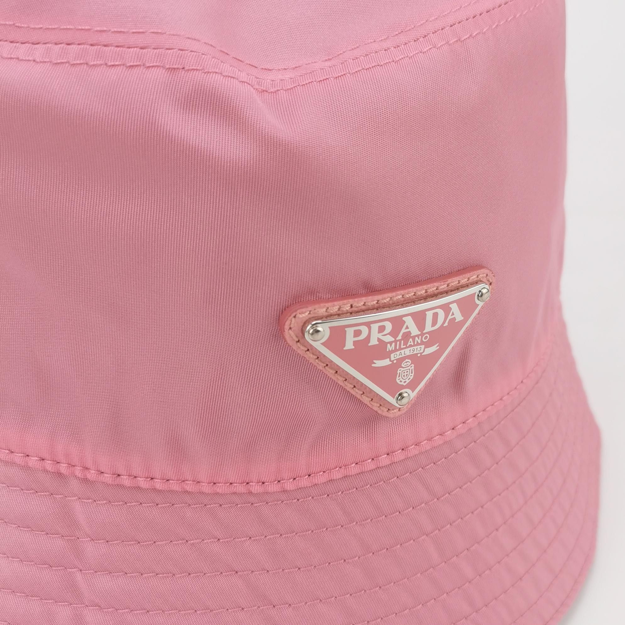 Prada Prada Triangle Logo Bucket Hat Size M Size ONE SIZE - 4 Thumbnail