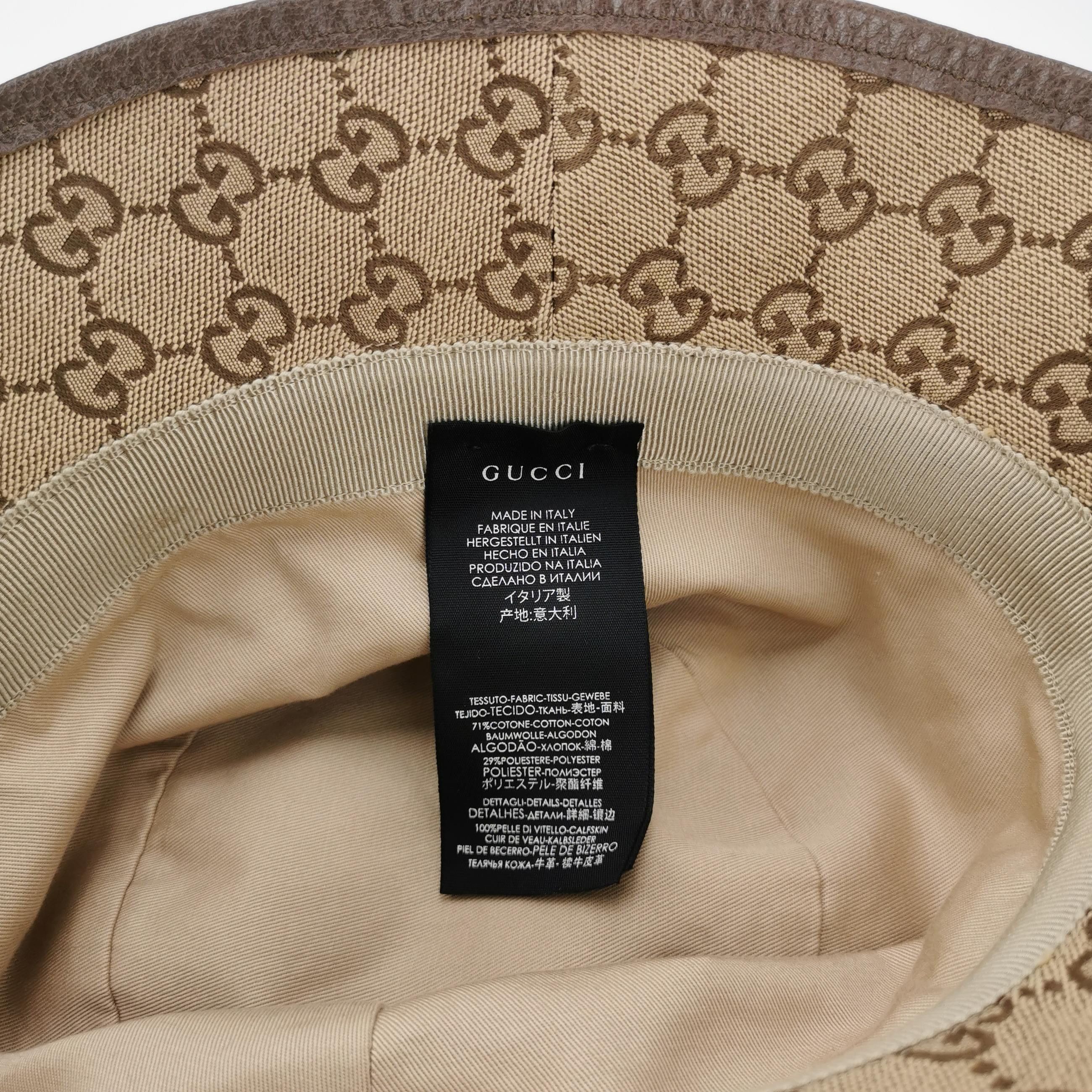 Gucci Gucci GG Canvas Bucket Hat Size One Size Size ONE SIZE - 5 Thumbnail