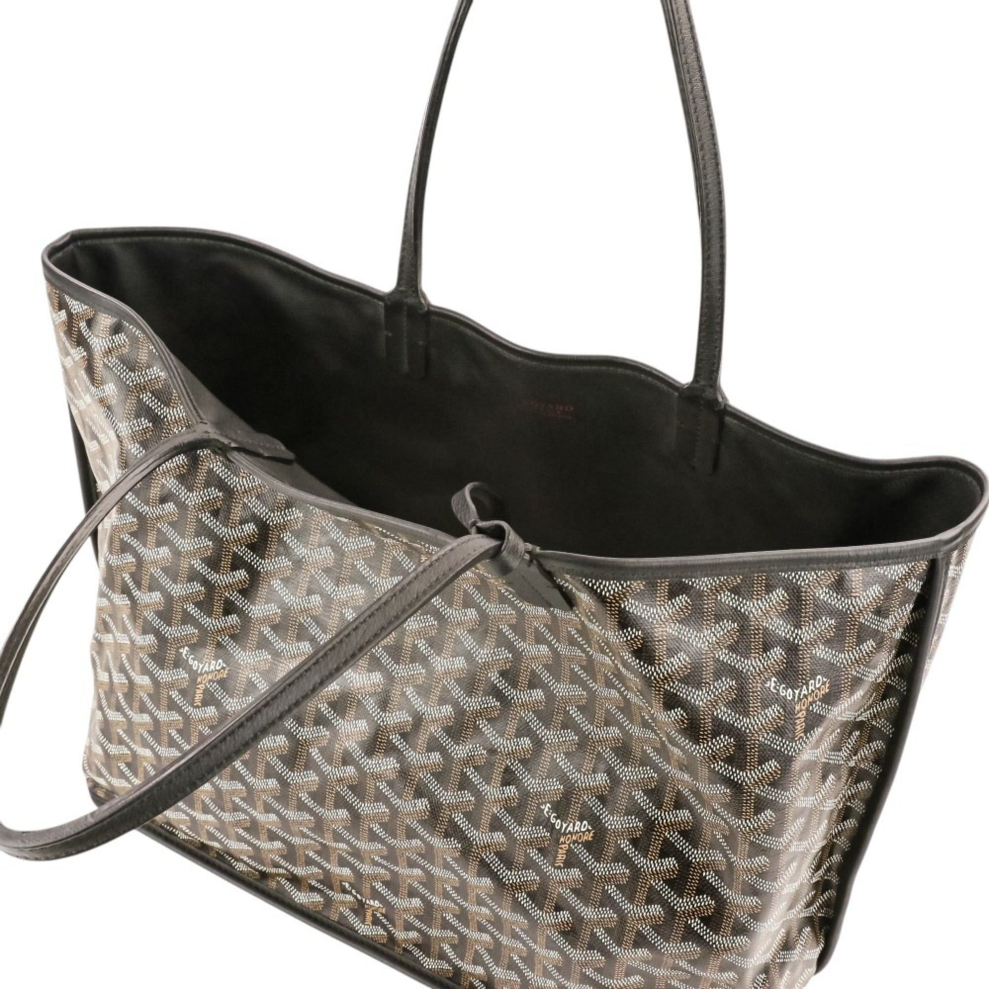 Goyard GOYARD Ange PM Reversible Tote Bag/Handbag (Brown/Black) - Men's & Women's Size ONE SIZE - 8 Thumbnail