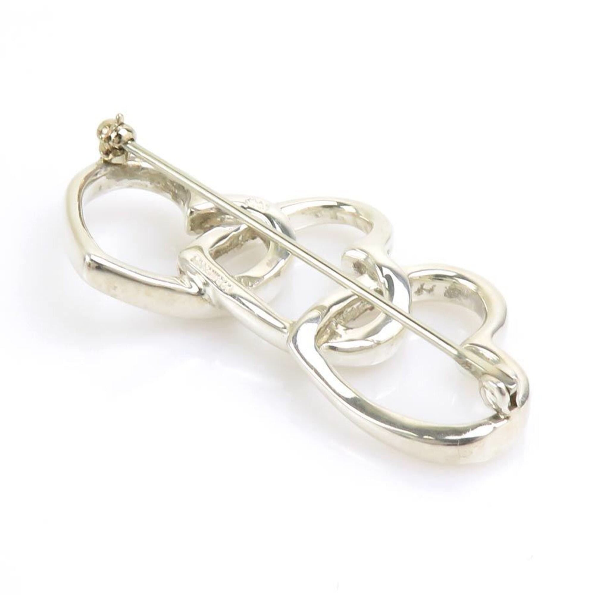 Tiffany & Co. Tiffany & Co. Triple Heart Brooch, Sterling Silver 925, Women's, e61879 Size ONE SIZE - 5 Thumbnail