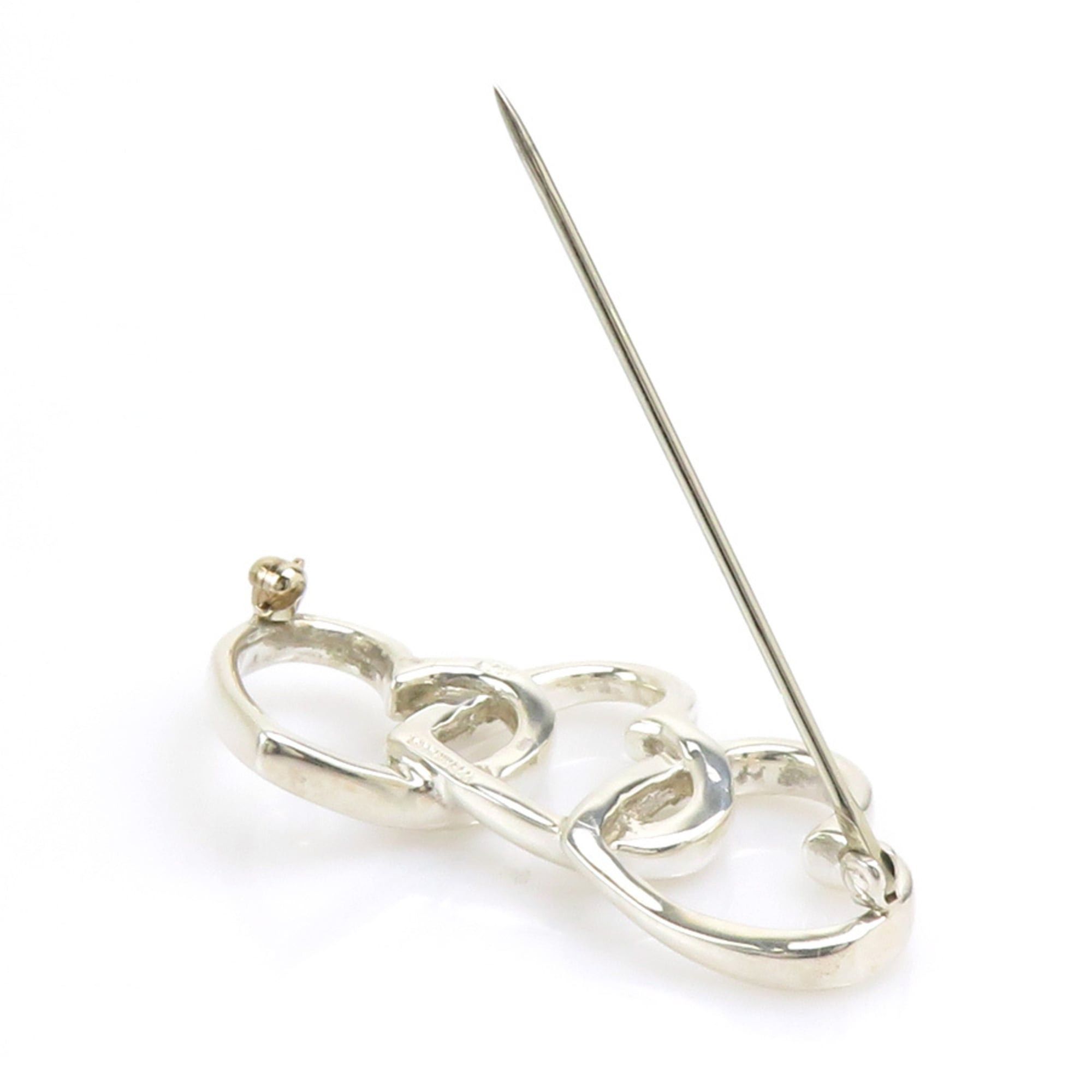 Tiffany & Co. Tiffany & Co. Triple Heart Brooch, Sterling Silver 925, Women's, e61879 Size ONE SIZE - 7 Thumbnail