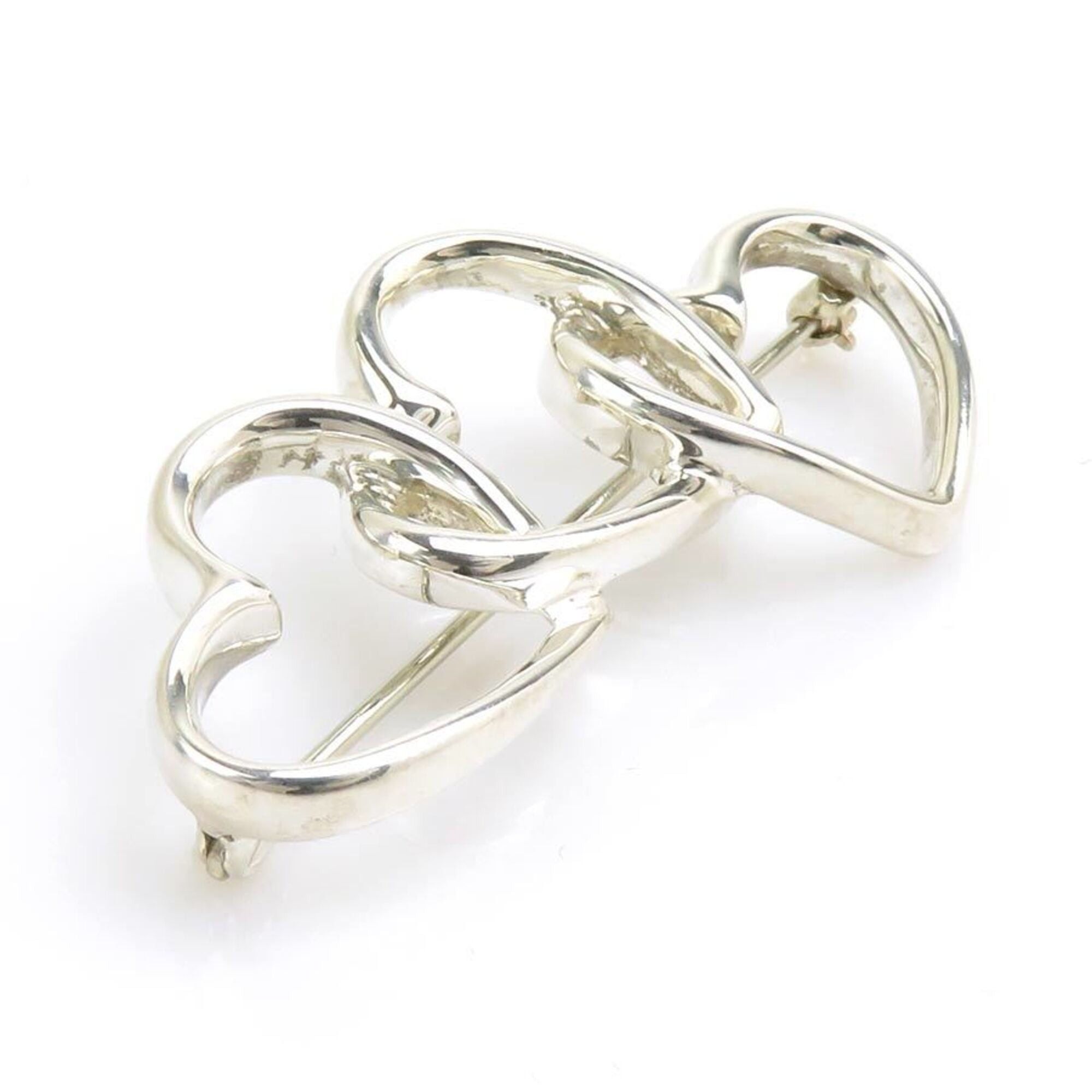 Tiffany & Co. Tiffany & Co. Triple Heart Brooch, Sterling Silver 925, Women's, e61879 Size ONE SIZE - 2 Thumbnail
