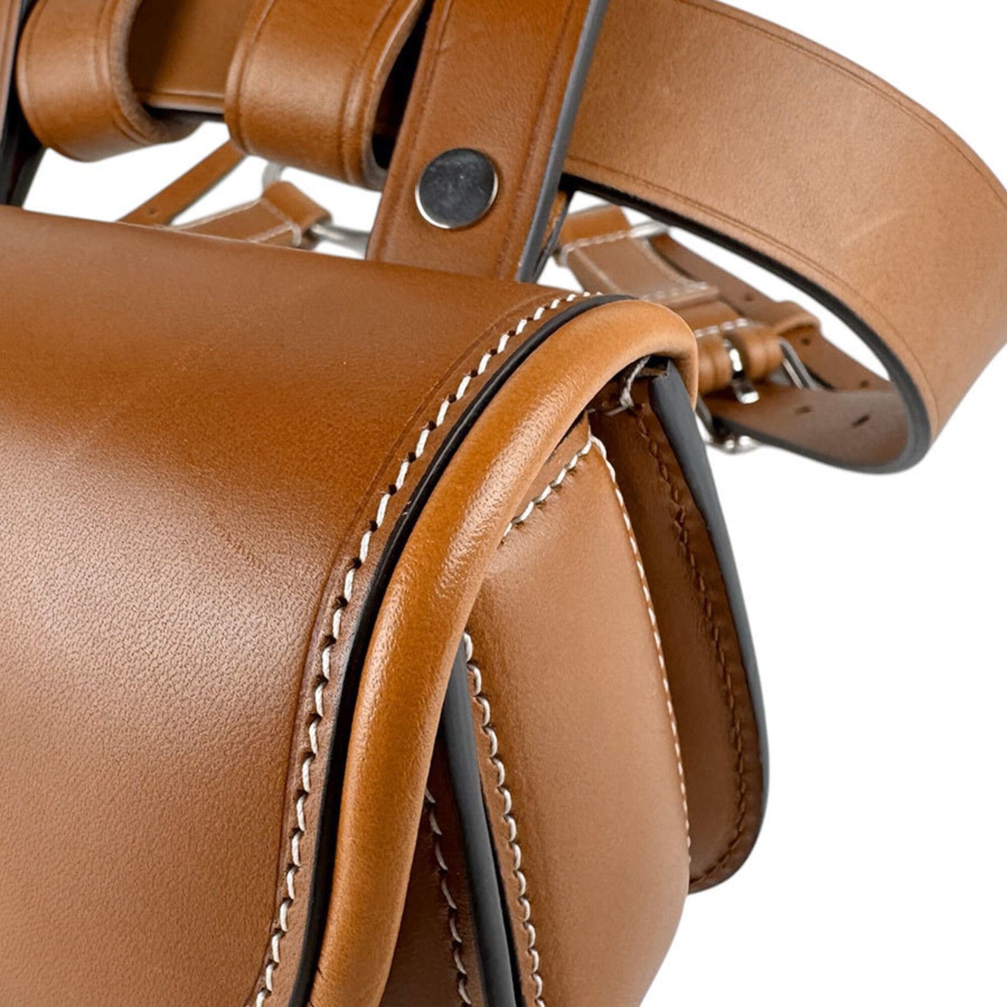 Gucci Gucci Waist Bag, Bamboo 1947, Leather, Brown, Women's, 681137 z9635 Size ONE SIZE - 7 Thumbnail