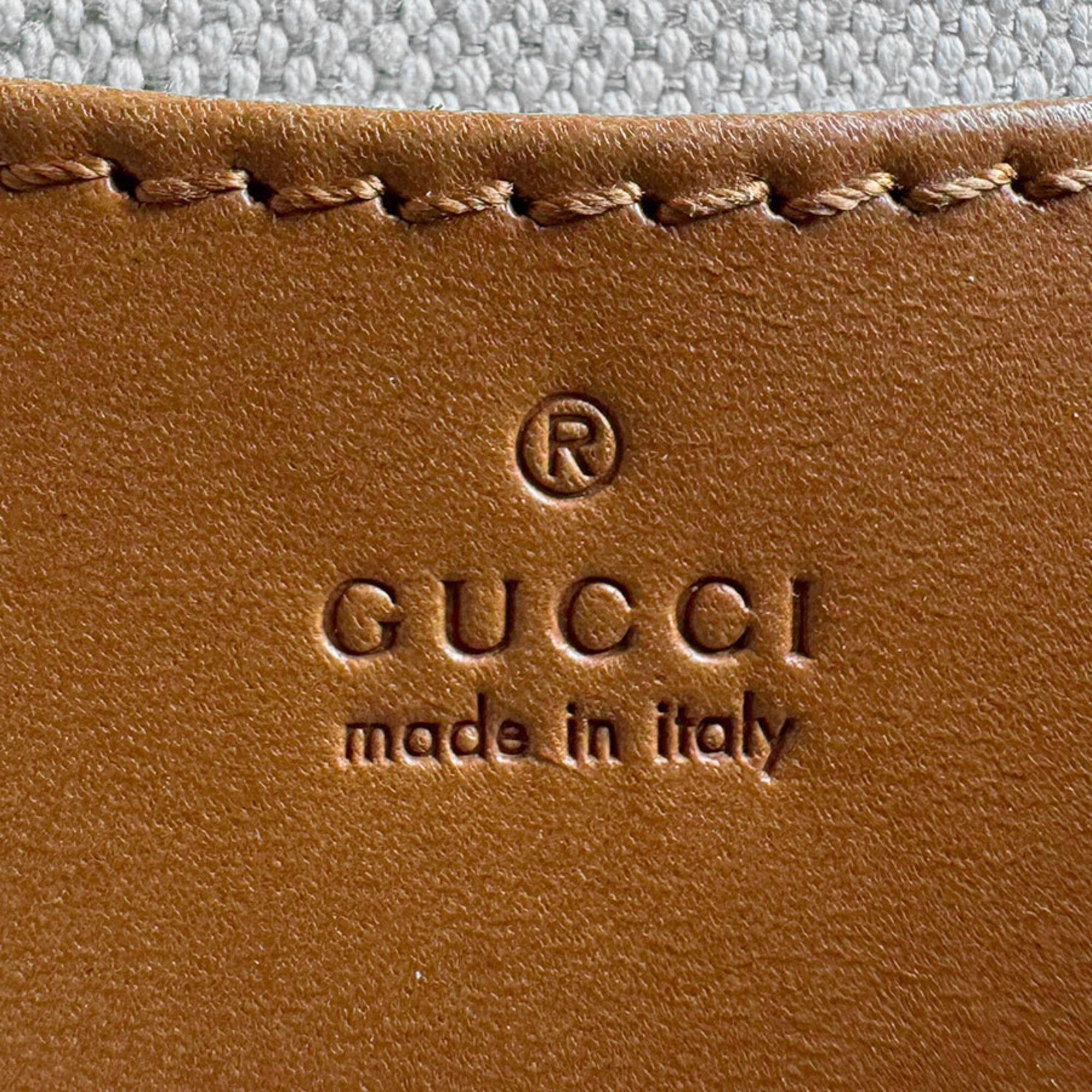 Gucci Gucci Waist Bag, Bamboo 1947, Leather, Brown, Women's, 681137 z9635 Size ONE SIZE - 14 Thumbnail