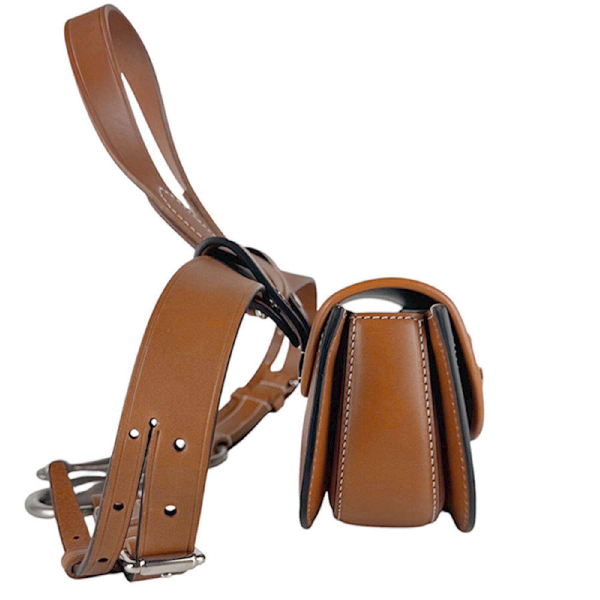 Gucci Gucci Waist Bag, Bamboo 1947, Leather, Brown, Women's, 681137 z9635 Size ONE SIZE - 2 Thumbnail