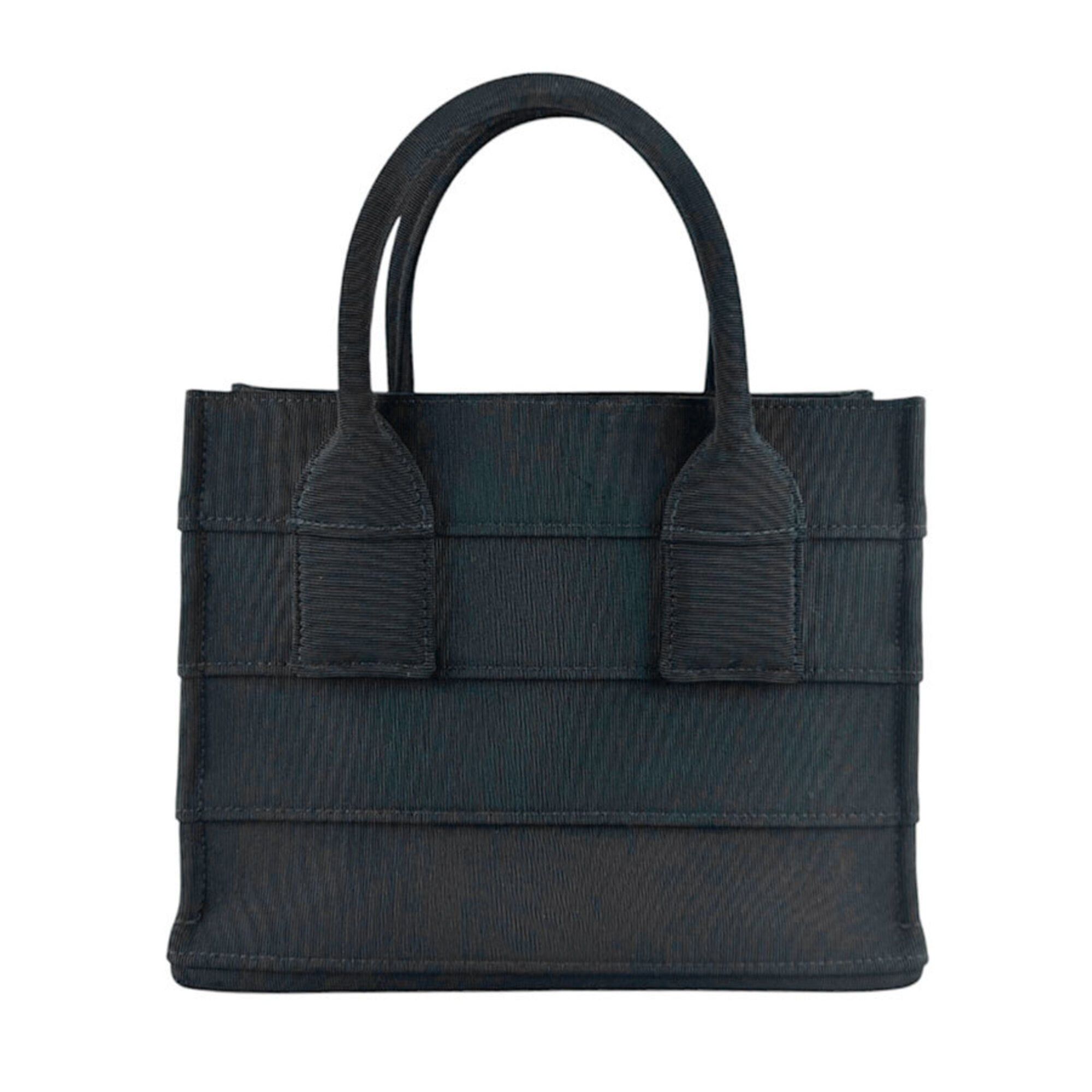 Salvatore Ferragamo Salvatore Ferragamo handbag/tote bag, canvas, black, women's, z9630 Size ONE SIZE - 3 Thumbnail