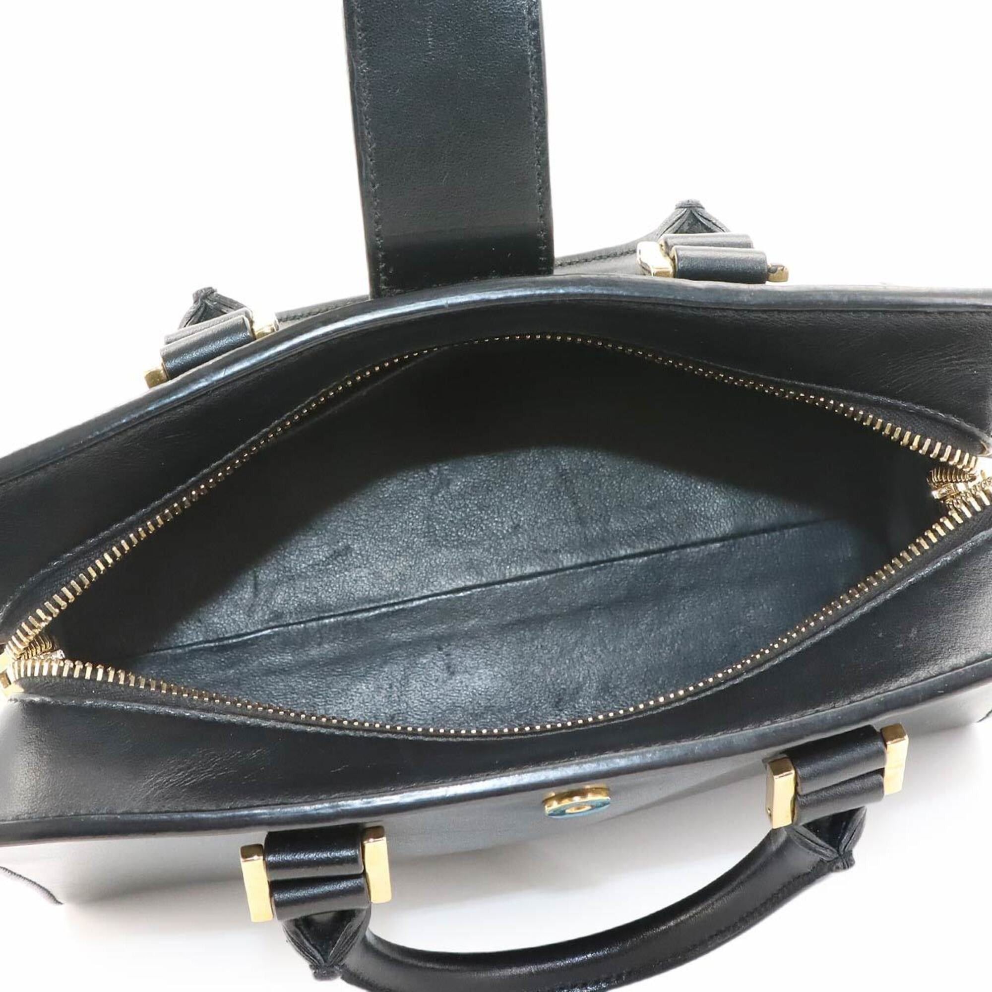 Saint Laurent Paris Saint Laurent Baby Cabas 2-way Hand/Shoulder Handbag, Leather, Black, 472466 Size ONE SIZE - 6 Thumbnail