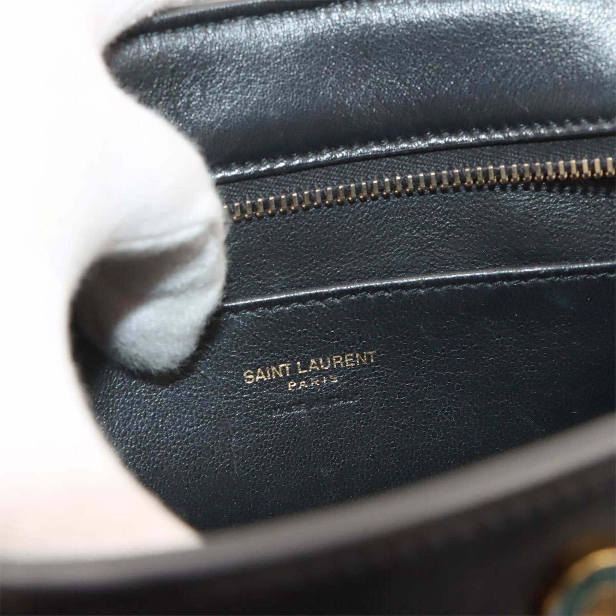 Saint Laurent Paris Saint Laurent Baby Cabas 2-way Hand/Shoulder Handbag, Leather, Black, 472466 Size ONE SIZE - 7 Thumbnail