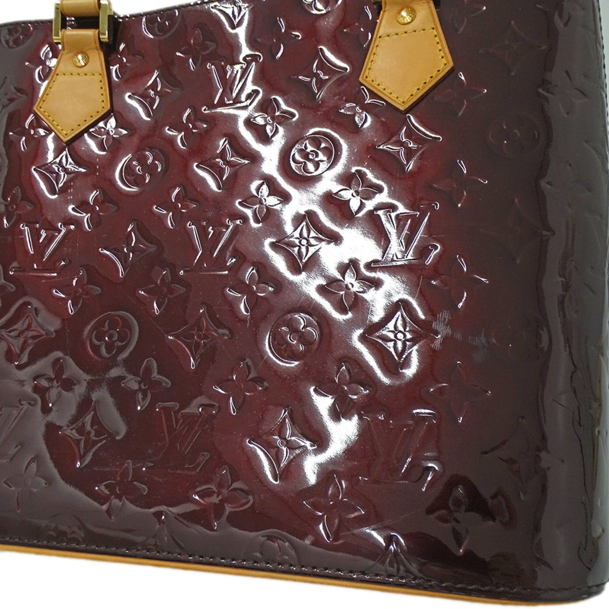 Louis Vuitton Louis Vuitton handbag, Monogram Vernis, women's brand tote bag, Houston, Amarante, M91999, purple. Size ONE SIZE - 10 Thumbnail