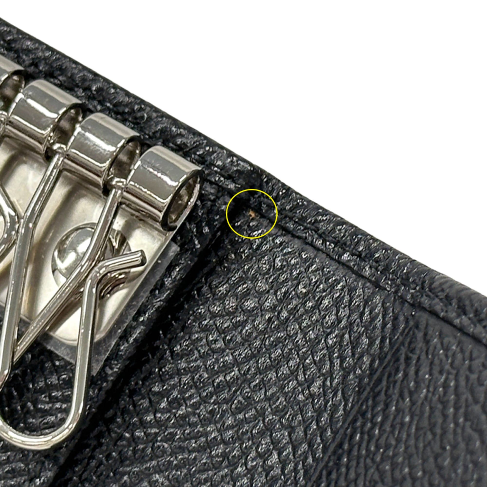 Bvlgari BVLGARI Key Case for Women and Men - Brand Name Leather Black 6-Hook Compact Size ONE SIZE - 8 Thumbnail