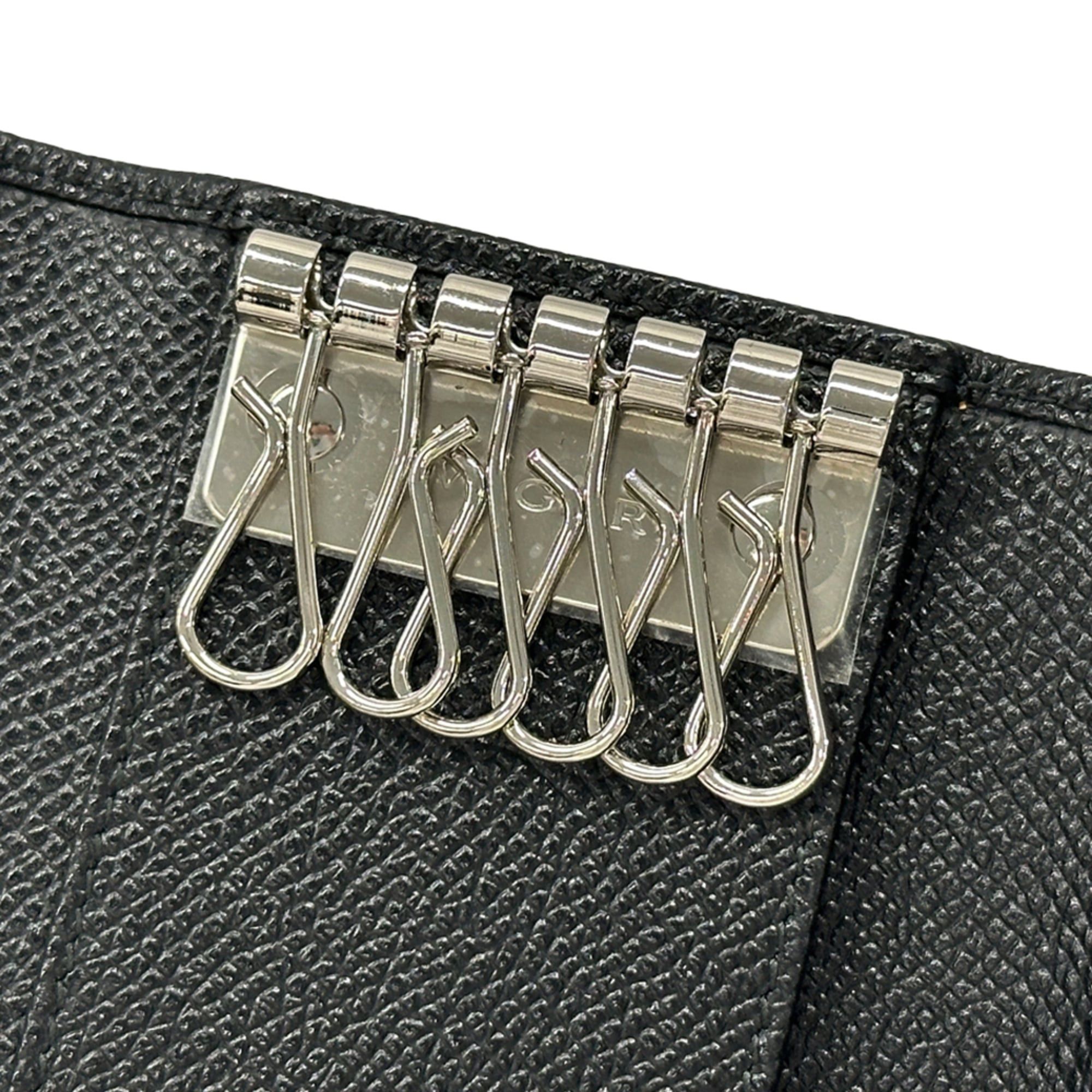 Bvlgari BVLGARI Key Case for Women and Men - Brand Name Leather Black 6-Hook Compact Size ONE SIZE - 5 Thumbnail