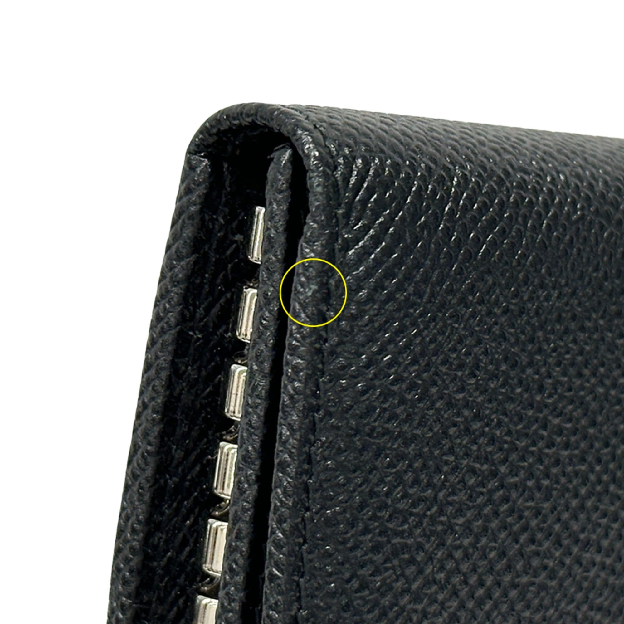 Bvlgari BVLGARI Key Case for Women and Men - Brand Name Leather Black 6-Hook Compact Size ONE SIZE - 9 Thumbnail