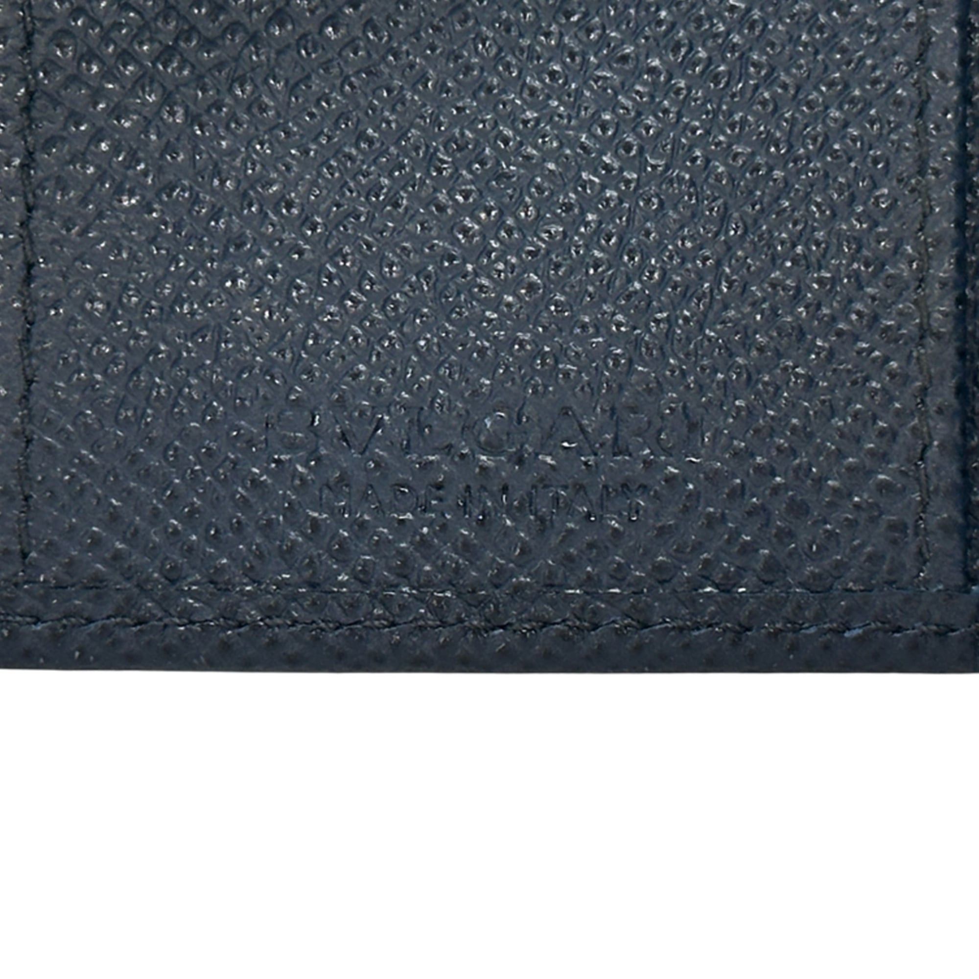 Bvlgari BVLGARI Key Case for Women and Men - Brand Name Leather Navy 6-Key Compact Size ONE SIZE - 6 Thumbnail