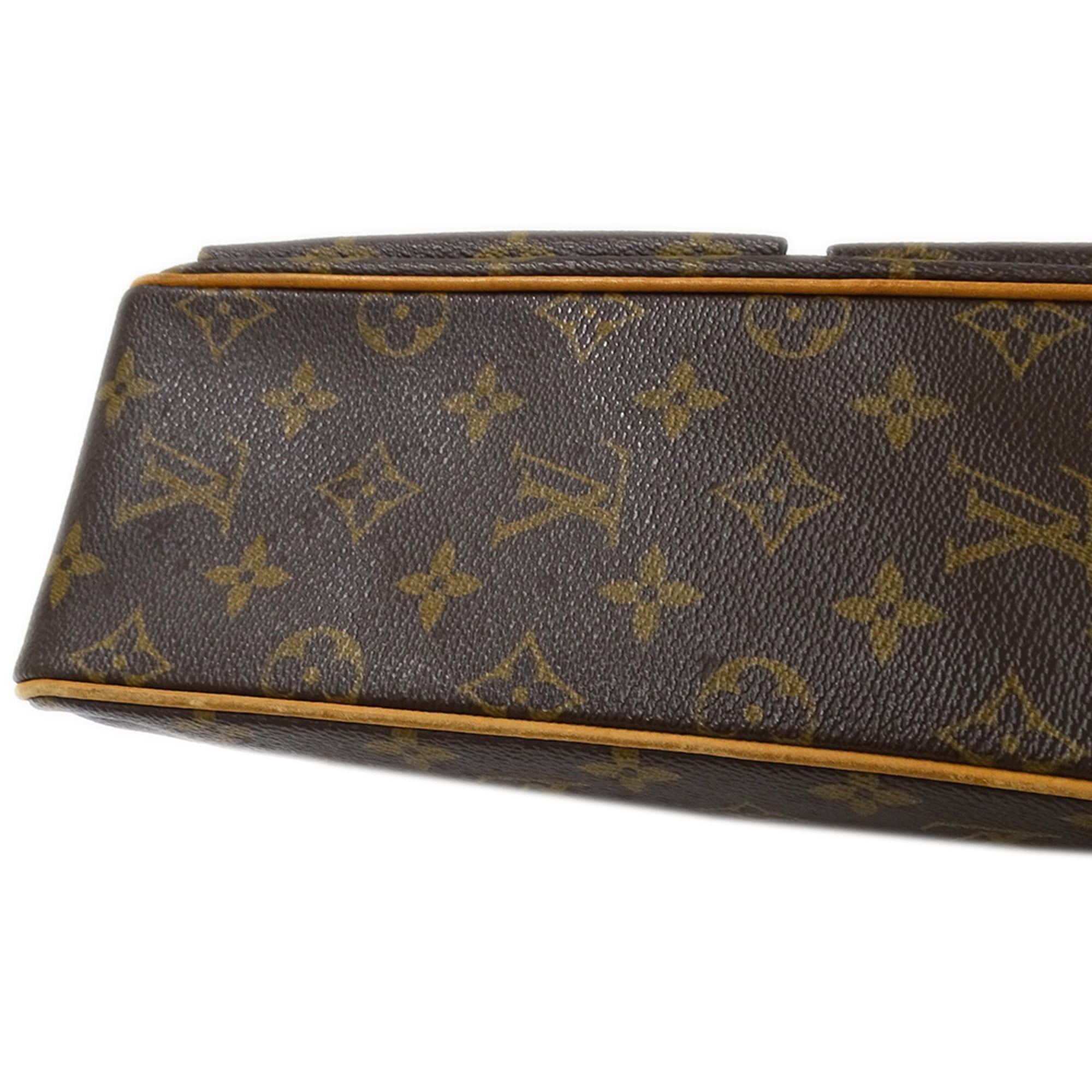 Louis Vuitton Louis Vuitton handbag, Monogram, women's brand shoulder bag, Viva Cite MM M51164, brown, one-shoulder, bag. Size ONE SIZE - 8 Thumbnail