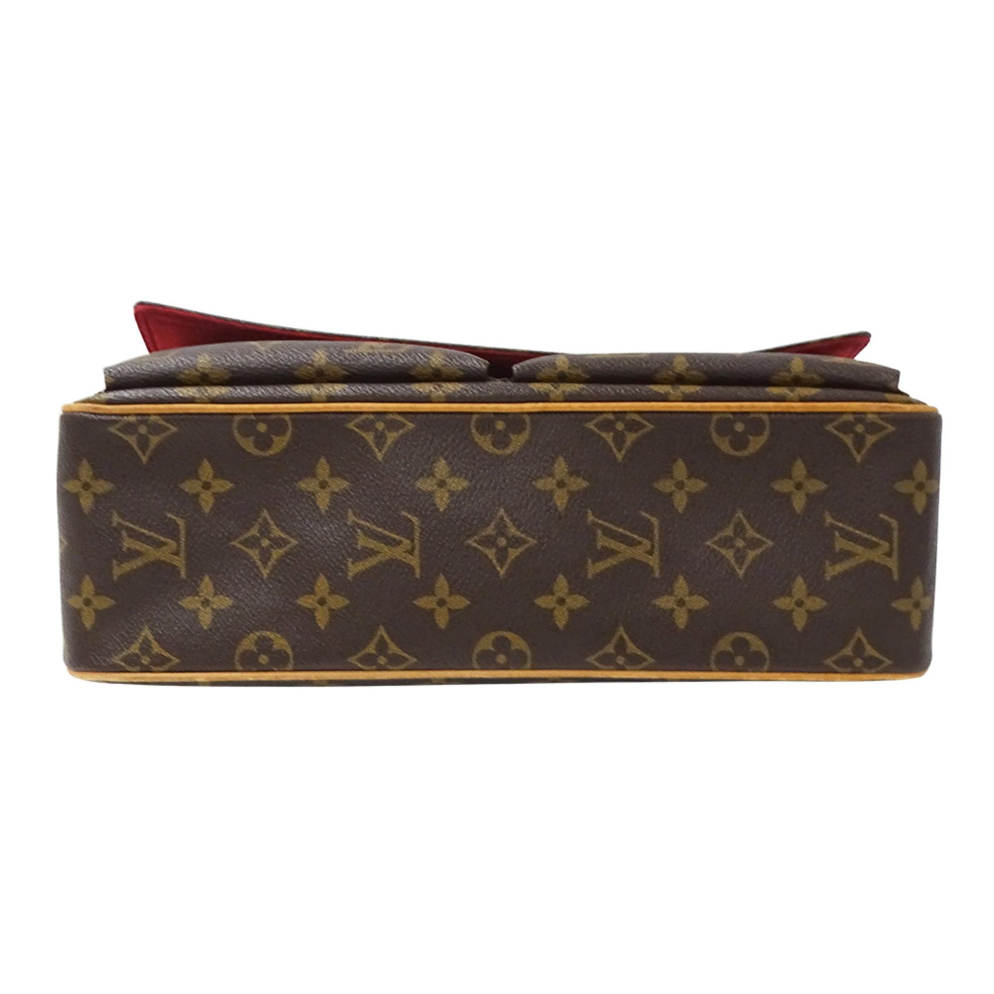 Louis Vuitton Louis Vuitton handbag, Monogram, women's brand shoulder bag, Viva Cite MM M51164, brown, one-shoulder, bag. Size ONE SIZE - 3 Thumbnail