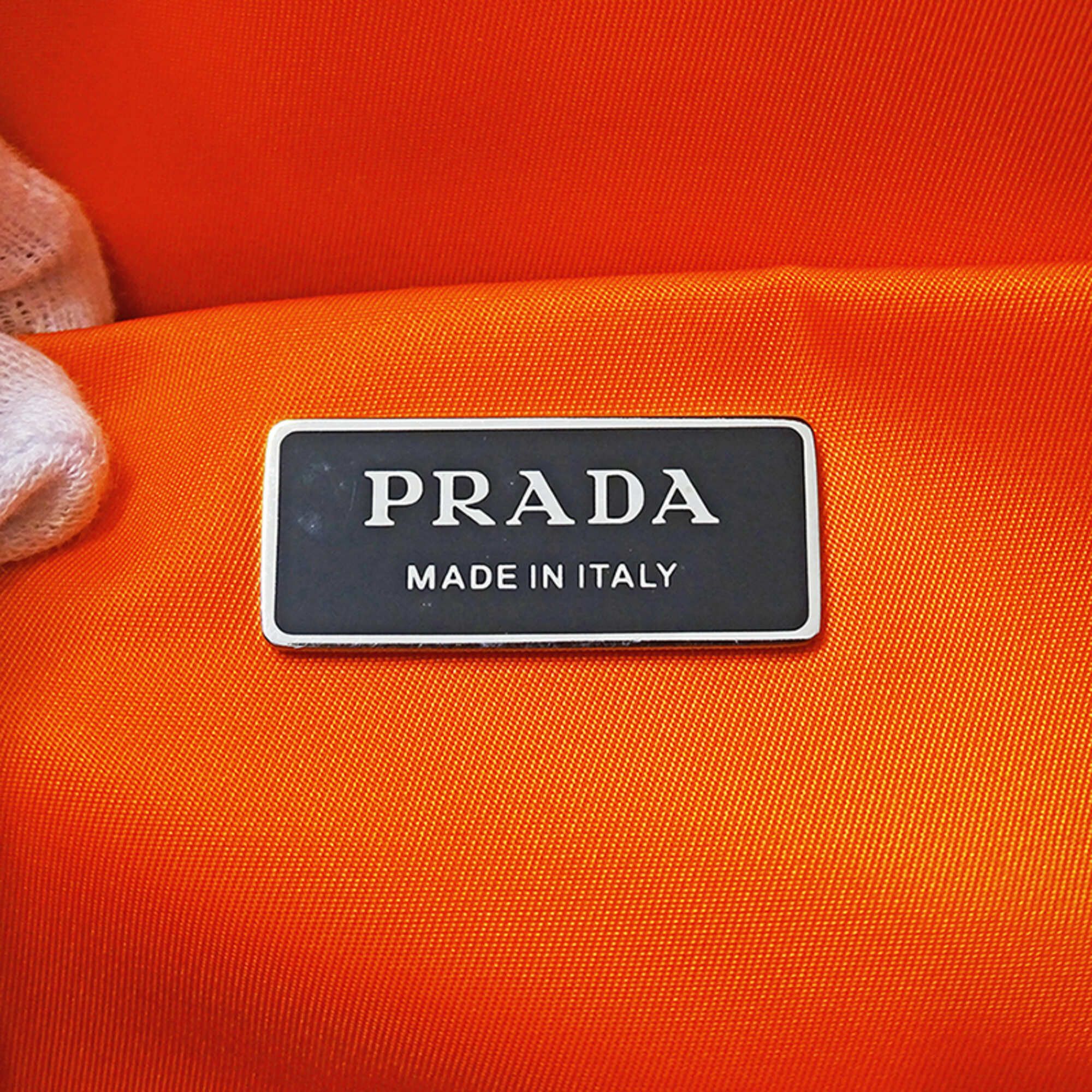 Prada Prada handbag for women and men, brand name, body bag, waist nylon, khaki, 1BL026 Size ONE SIZE - 6 Thumbnail