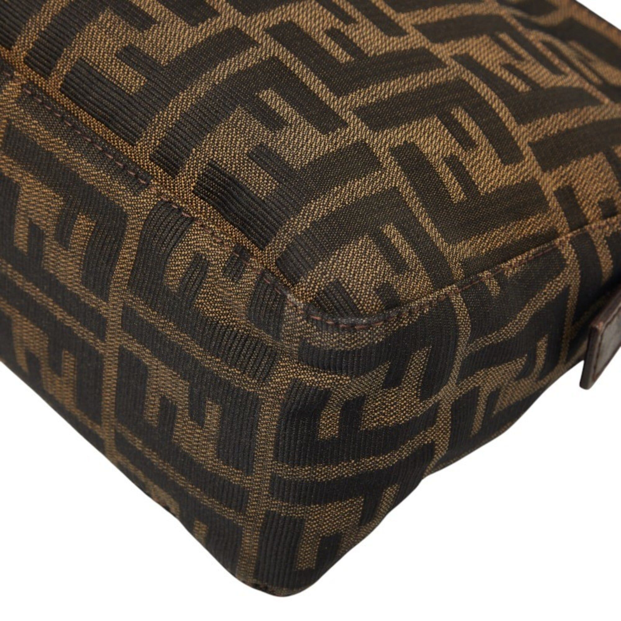 Fendi Fendi Zucca One-Shoulder Bag 26566 Brown Canvas Leather Women's FENDI Size ONE SIZE - 4 Thumbnail