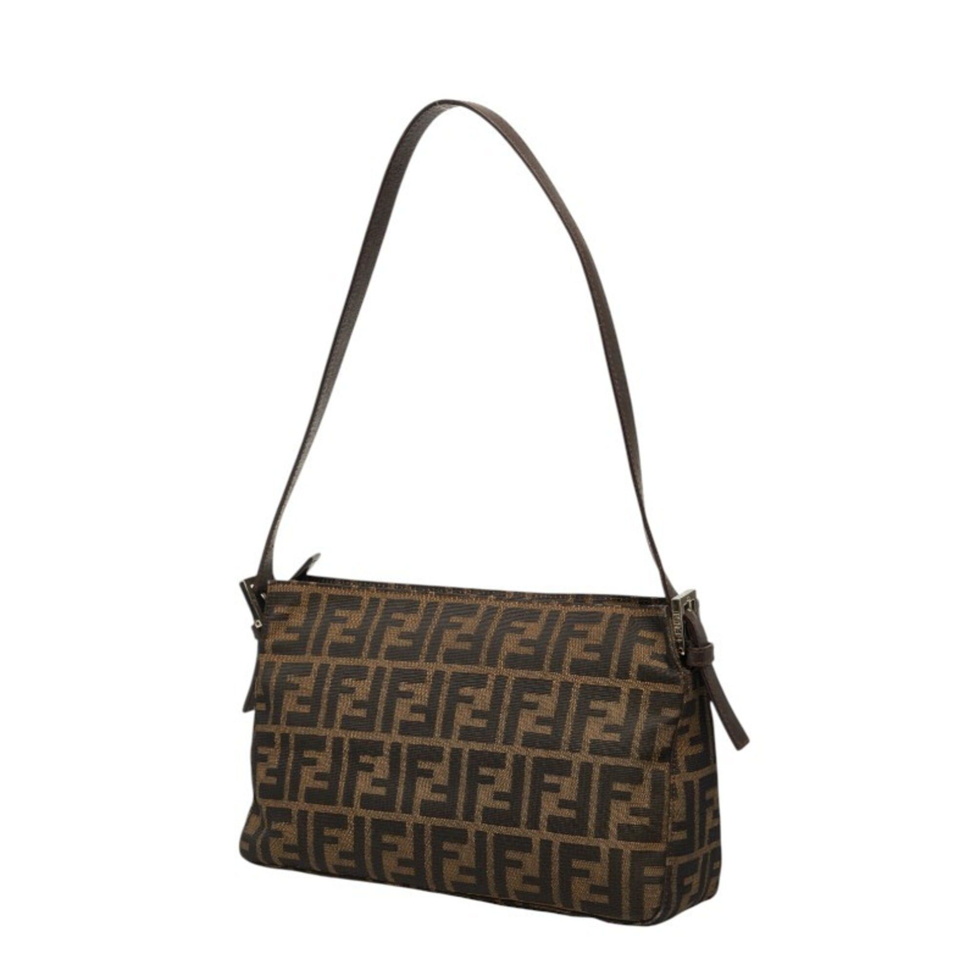 Fendi Fendi Zucca One-Shoulder Bag 26566 Brown Canvas Leather Women's FENDI Size ONE SIZE - 2 Thumbnail