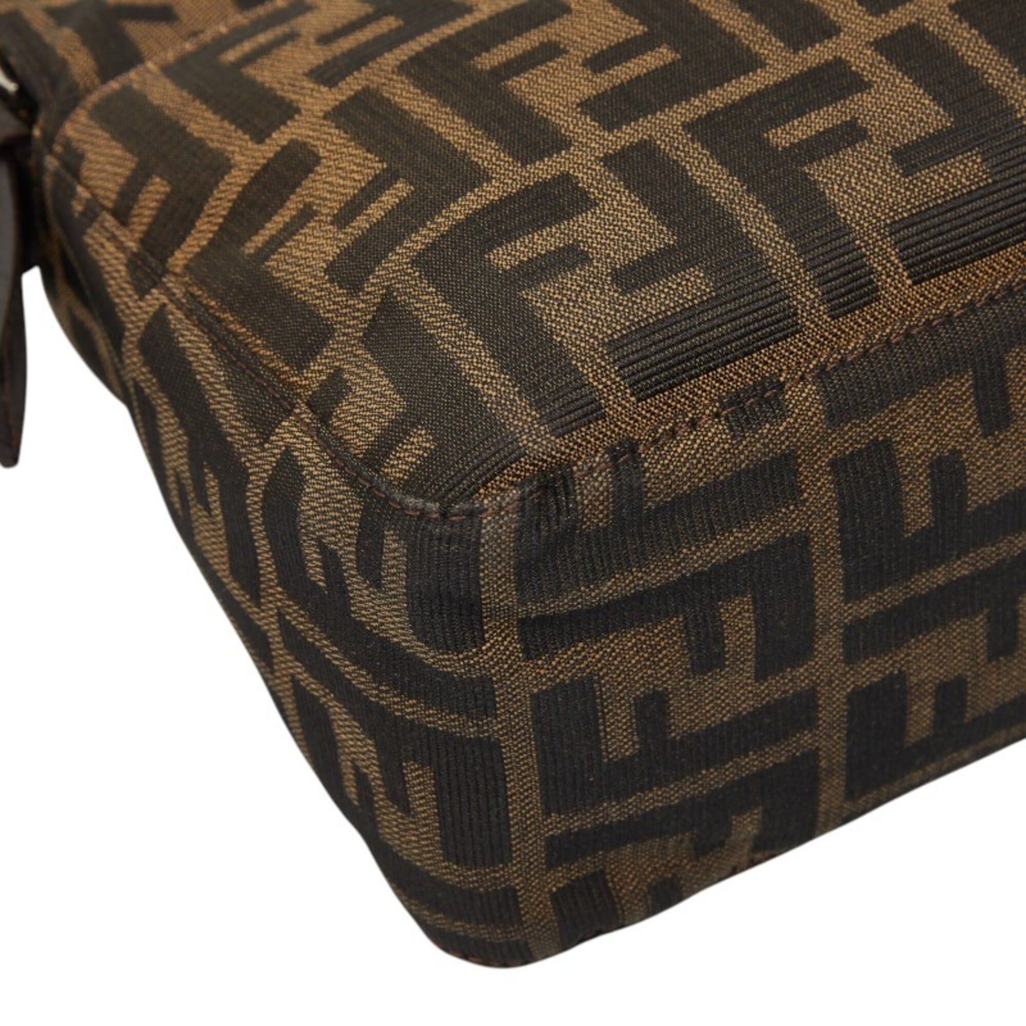 Fendi Fendi Zucca One-Shoulder Bag 26566 Brown Canvas Leather Women's FENDI Size ONE SIZE - 5 Thumbnail