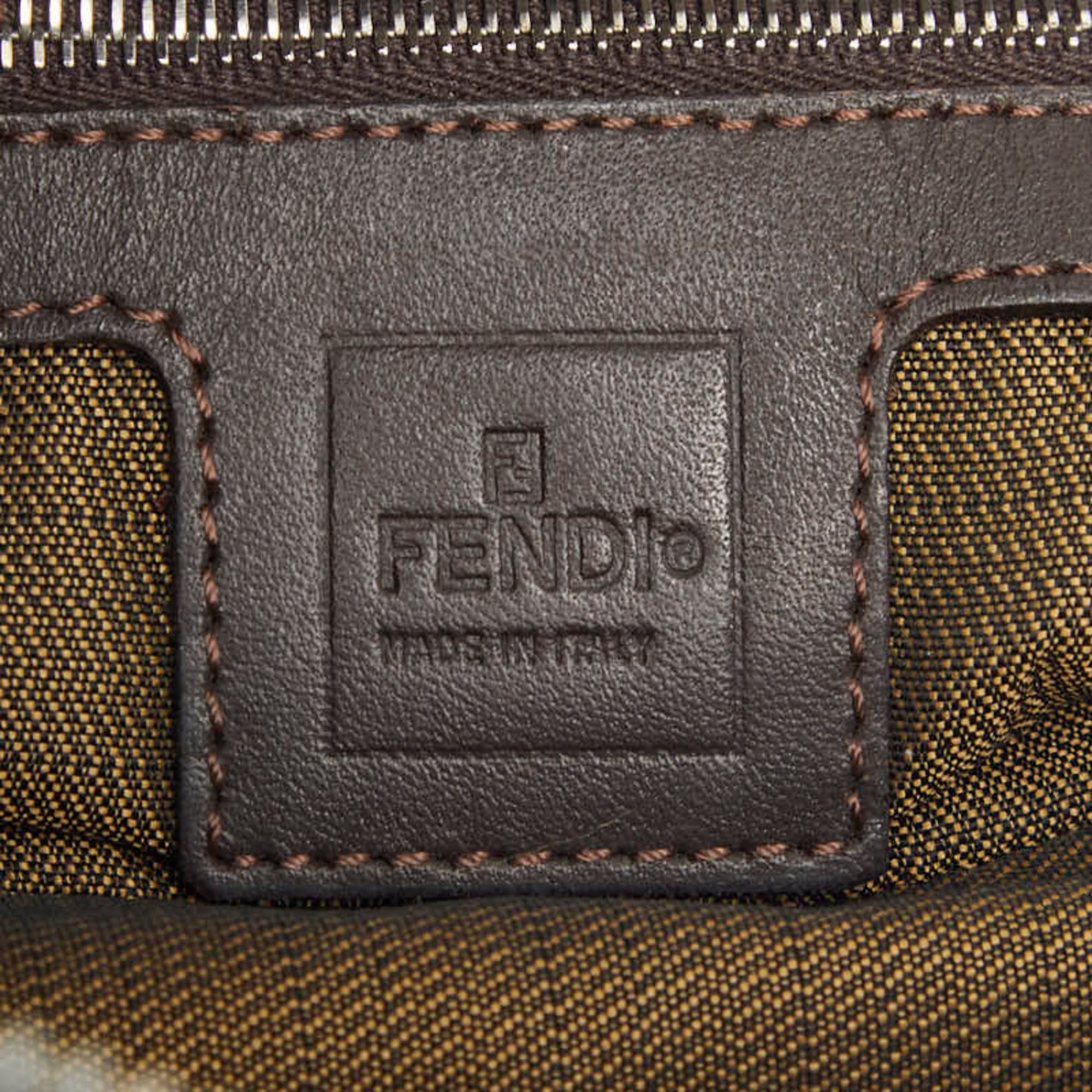 Fendi Fendi Zucca One-Shoulder Bag 26566 Brown Canvas Leather Women's FENDI Size ONE SIZE - 12 Thumbnail