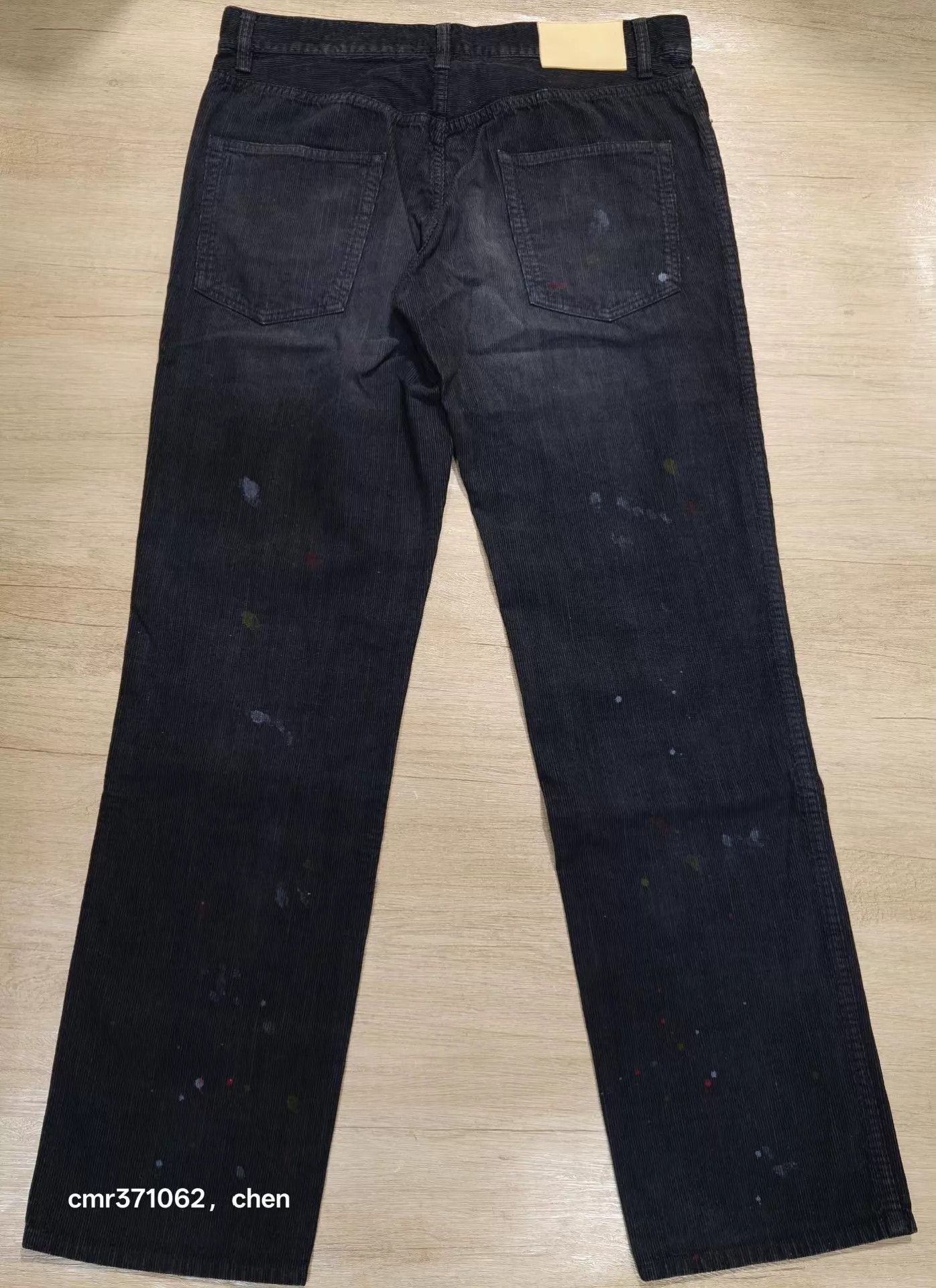 Visvim Black Denim Jeans with Paint Splatter Accents Size US 34 / EU 50 - 7 Thumbnail