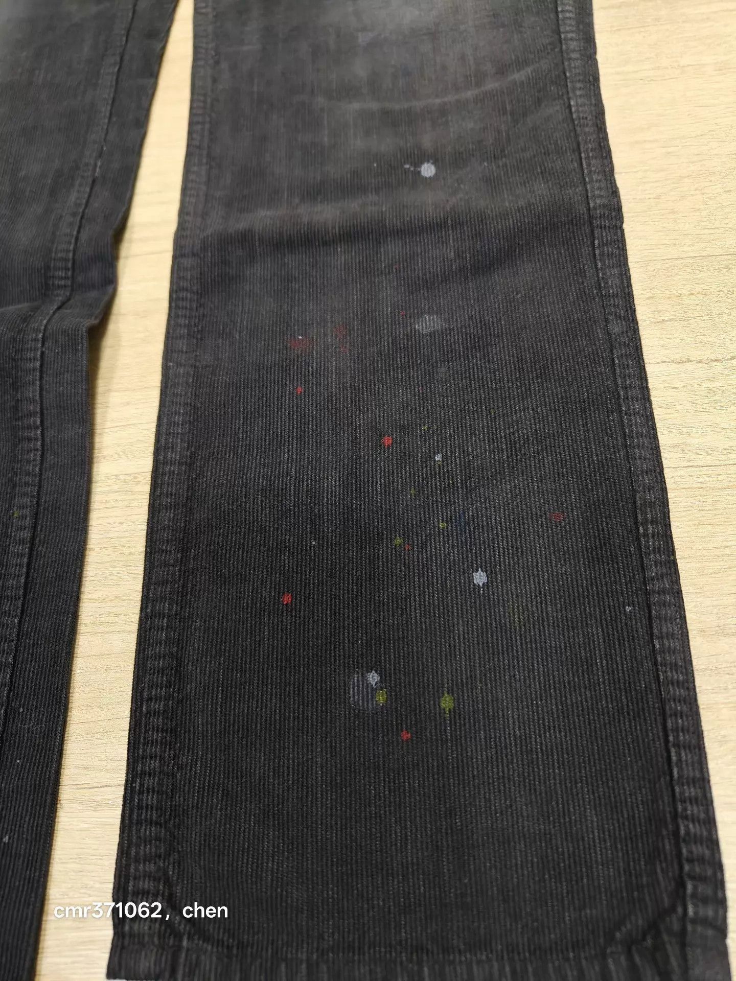 Visvim Black Denim Jeans with Paint Splatter Accents Size US 34 / EU 50 - 4 Thumbnail