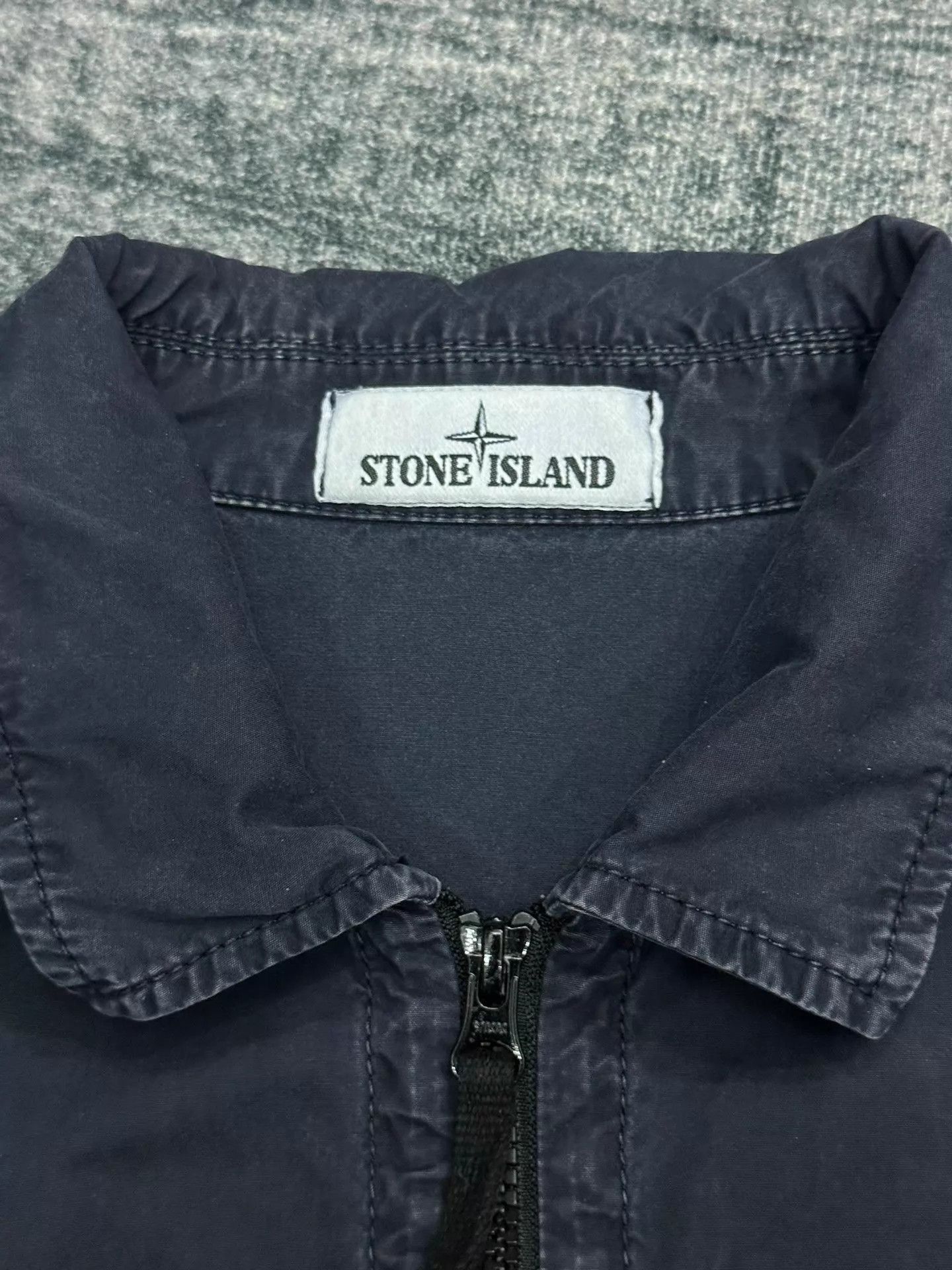 Stone Island Blue Lightweight Jacket with Zip and Pockets Size US L / EU 52-54 / 3 - 4 Thumbnail