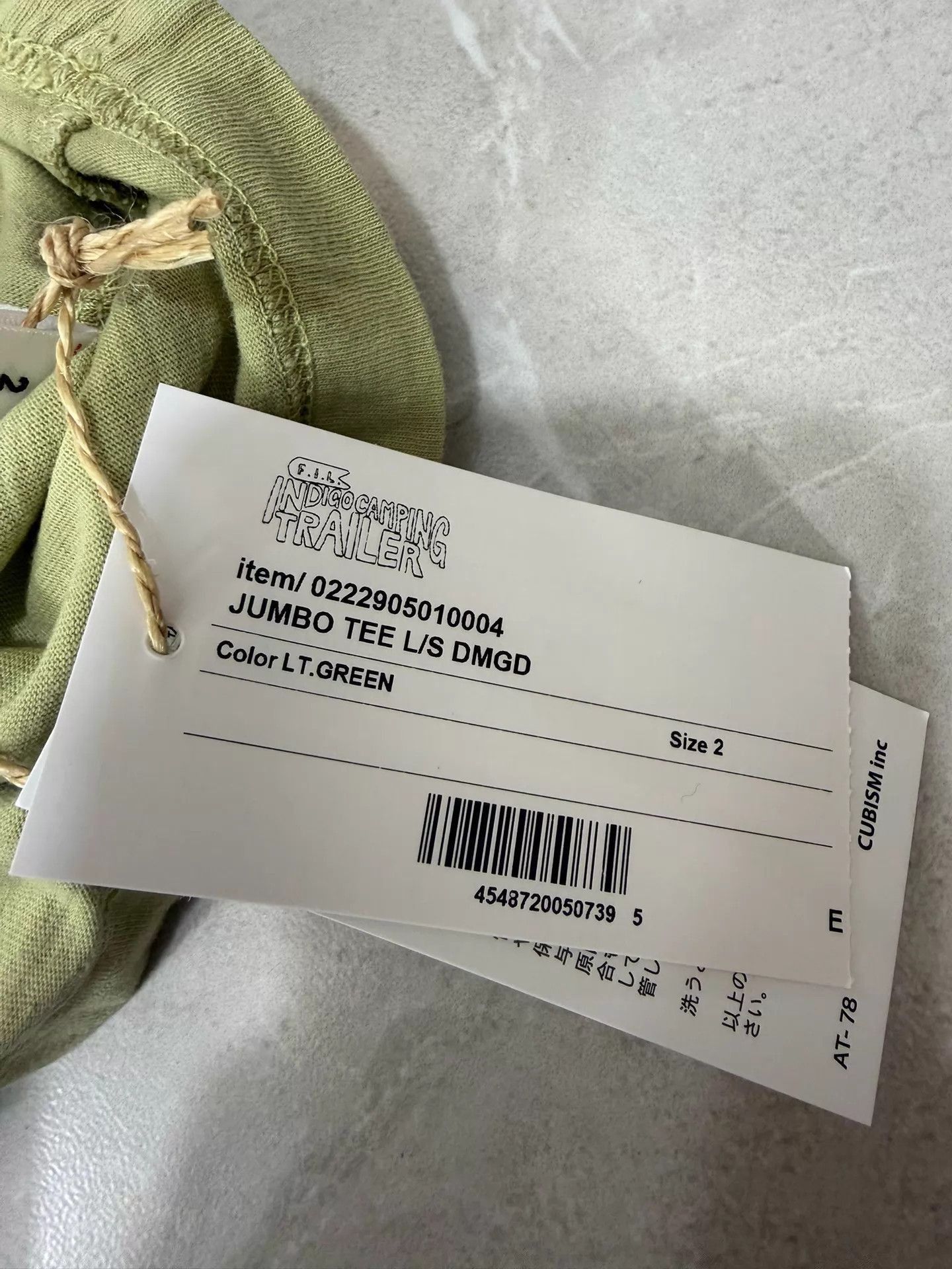 Visvim Green Long Sleeve Pocket Shirt - Size M Size US M / EU 48-50 / 2 - 3 Thumbnail