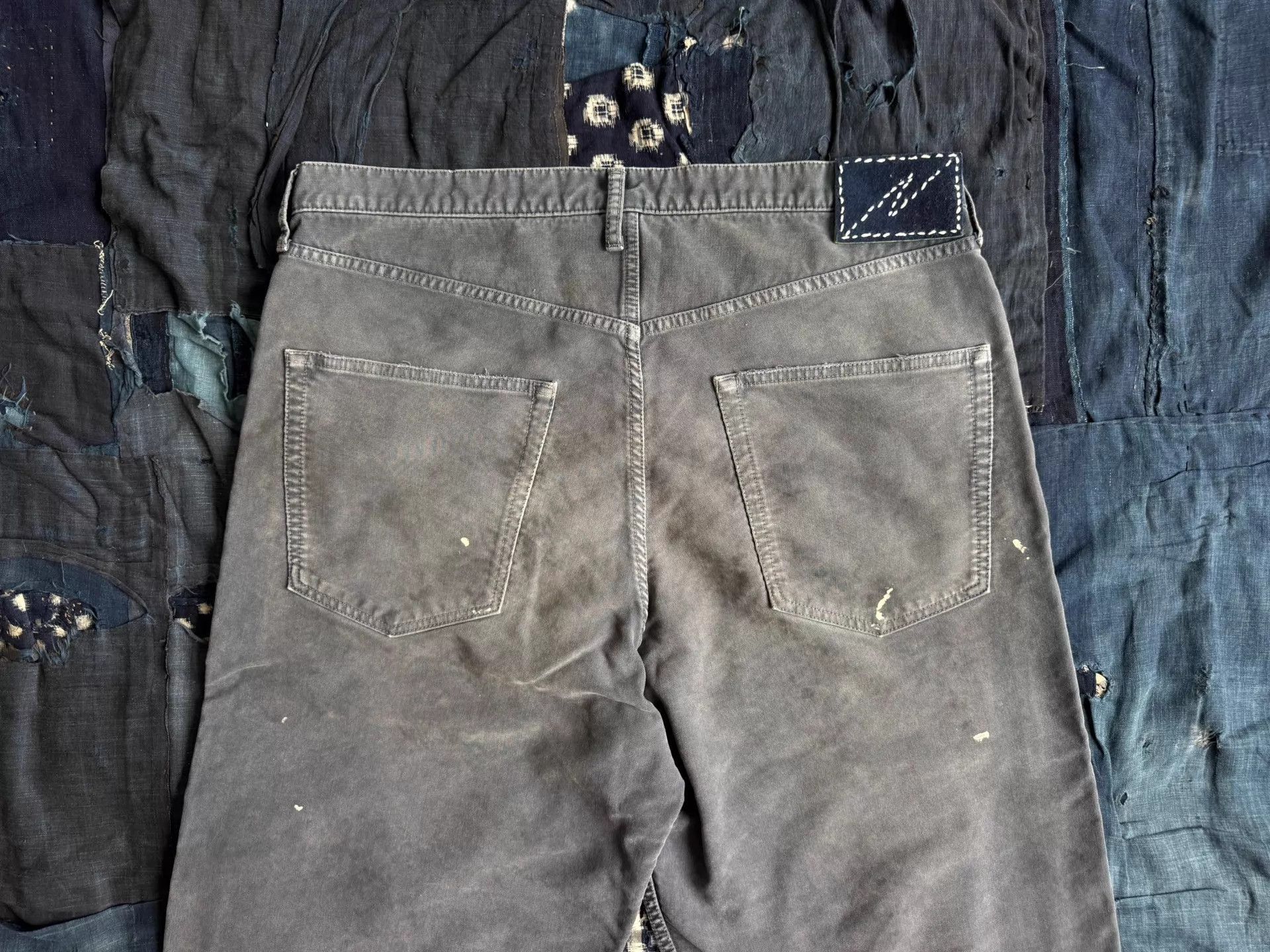 Visvim Blue Denim Pants with Distressed Details Size US 34 / EU 50 - 4 Thumbnail