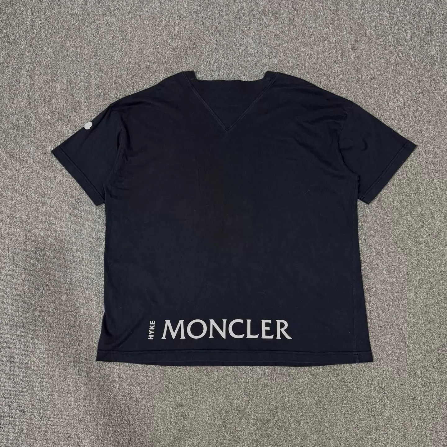 Moncler Black Short Sleeve Crew Neck T-Shirt Size US L / EU 52-54 / 3 - 2 Thumbnail