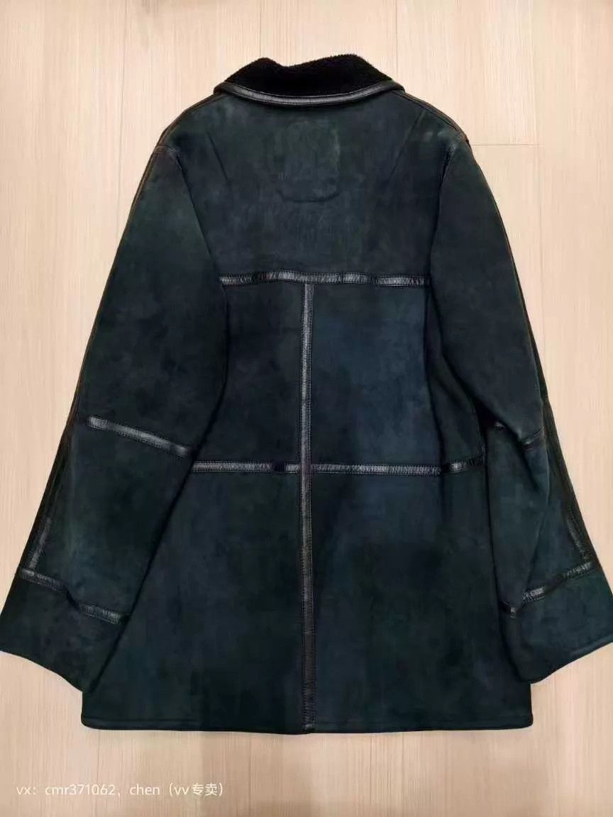 Visvim Black Suede Leather Trim Heavy Coat Size M Size US M / EU 48-50 / 2 - 6 Thumbnail