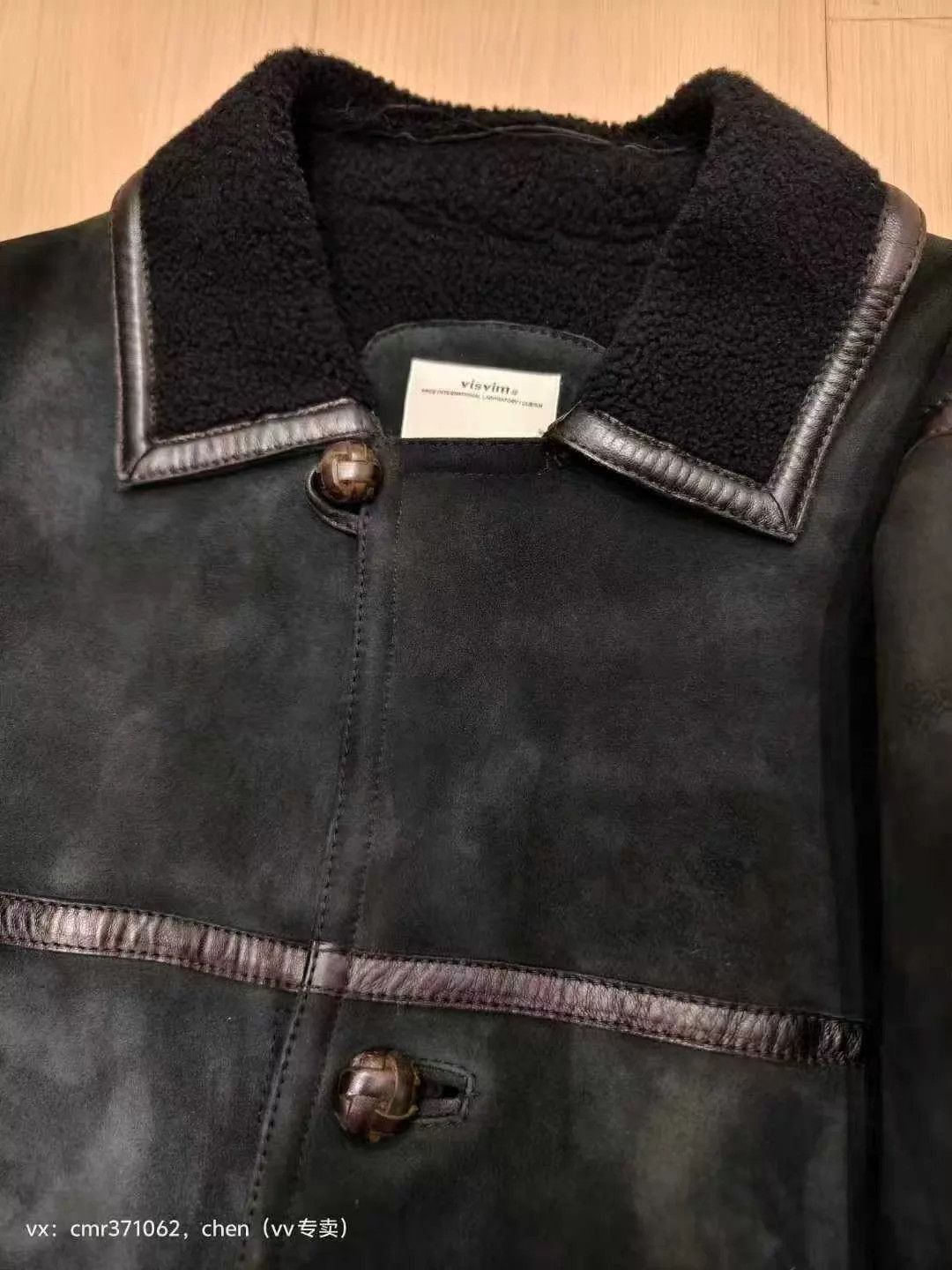 Visvim Black Suede Leather Trim Heavy Coat Size M Size US M / EU 48-50 / 2 - 5 Thumbnail