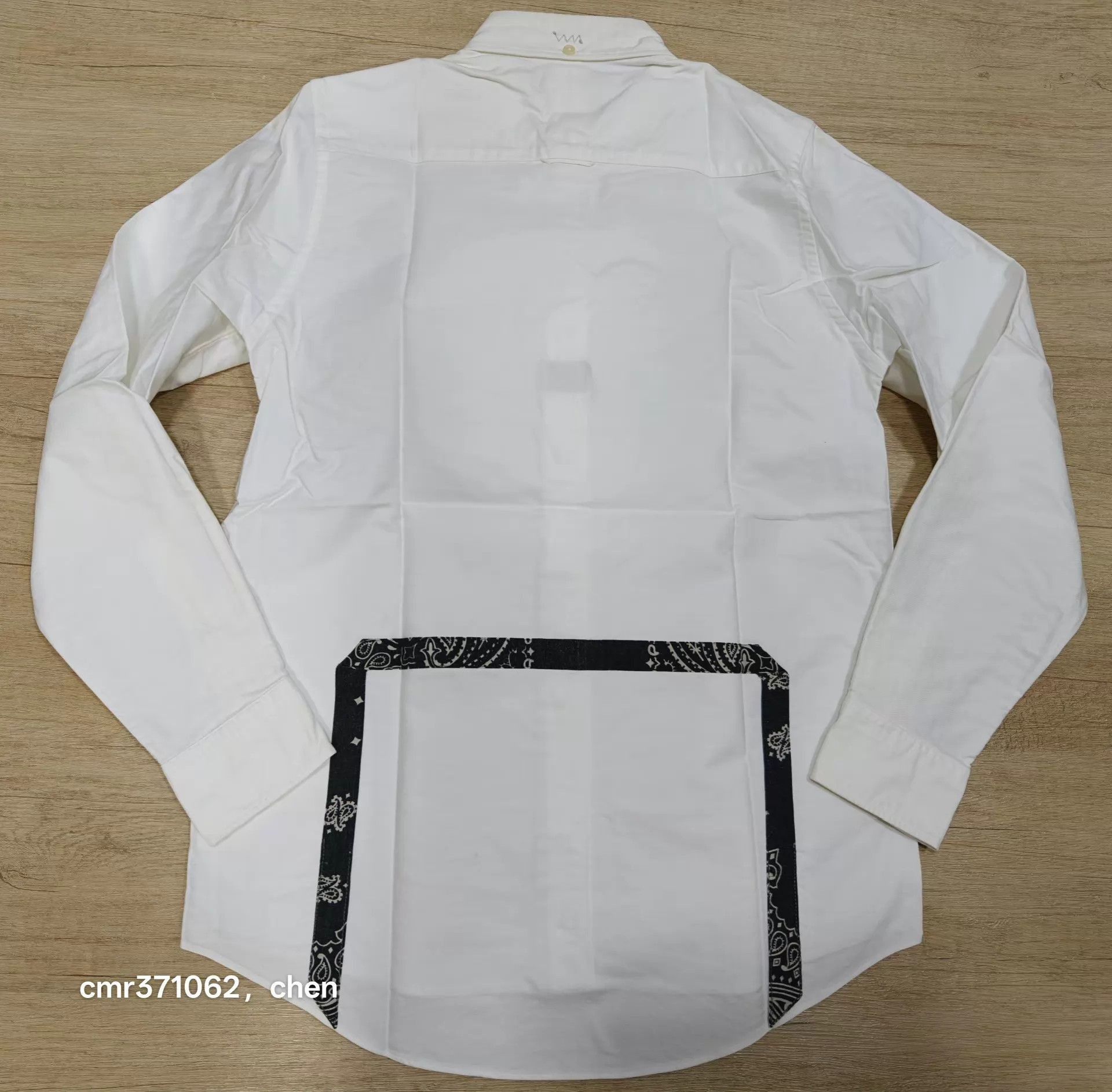 Visvim White Long Sleeve Button-Up Shirt with Bandana Detail Size US S / EU 44-46 / 1 - 6 Thumbnail