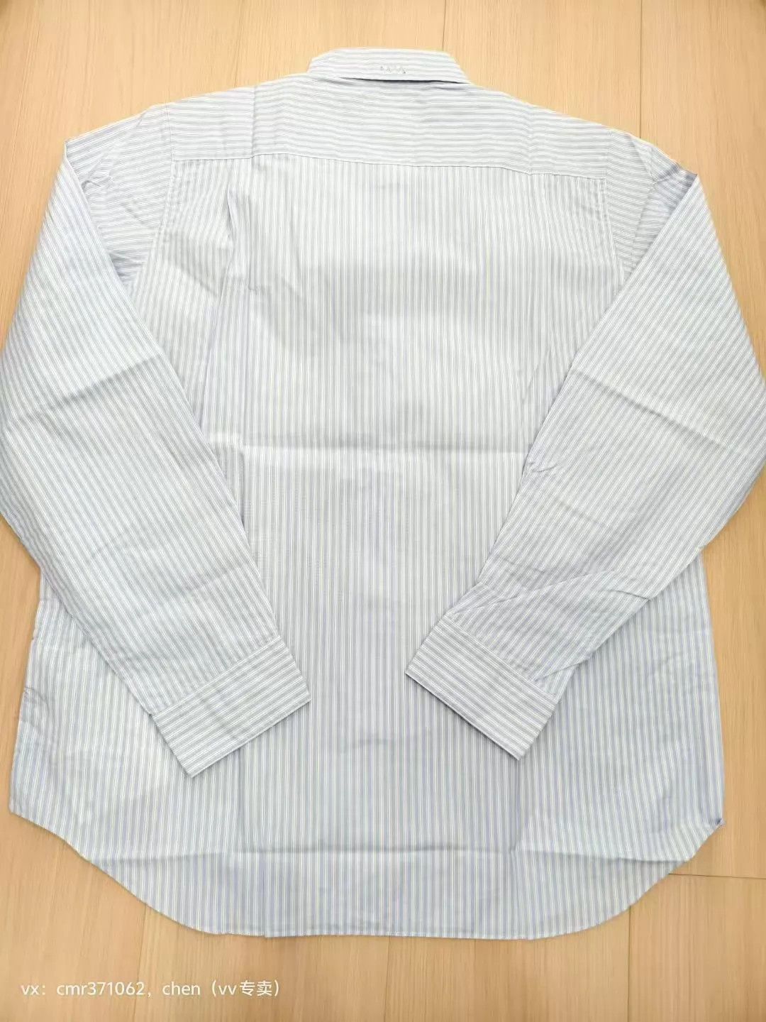 Visvim Blue Striped Long-Sleeve Button-Up Shirt Size US L / EU 52-54 / 3 - 5 Thumbnail