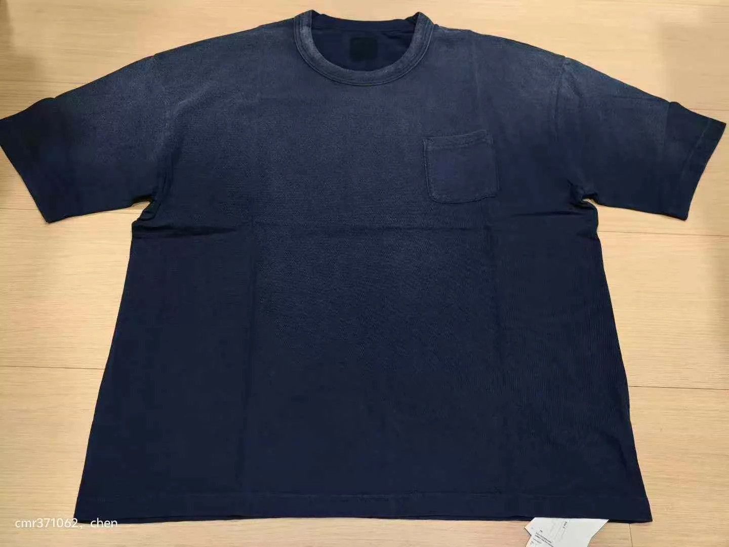 Visvim Blue Short Sleeve T-Shirt with Chest Pocket - L Size US L / EU 52-54 / 3 - 5 Thumbnail