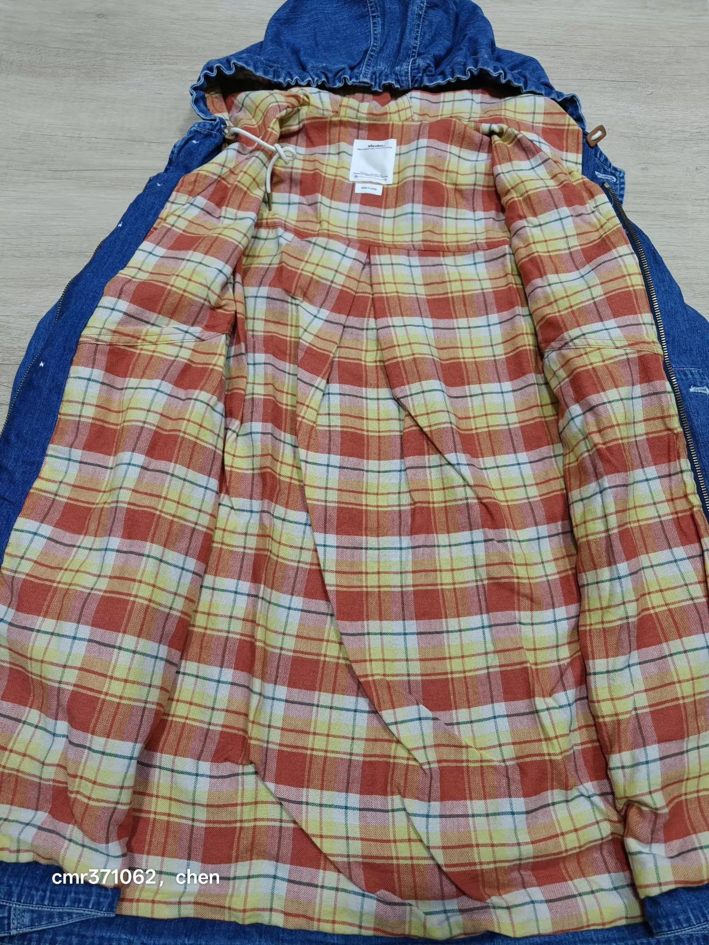 Visvim Blue Denim Hooded Jacket Size S Size US S / EU 44-46 / 1 - 5 Thumbnail