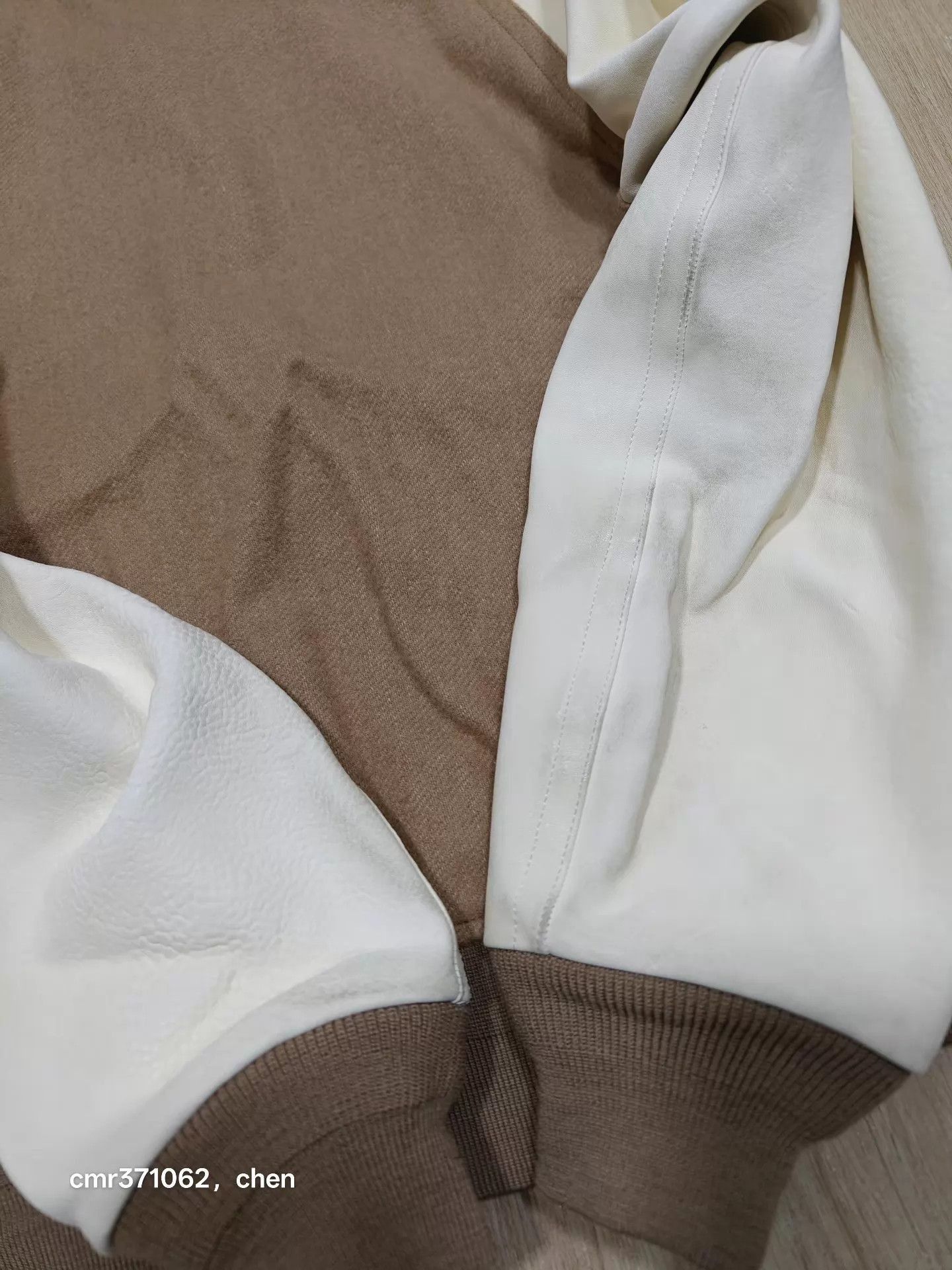 Visvim Brown and White Zip-Front Bomber Jacket Size US M / EU 48-50 / 2 - 5 Thumbnail