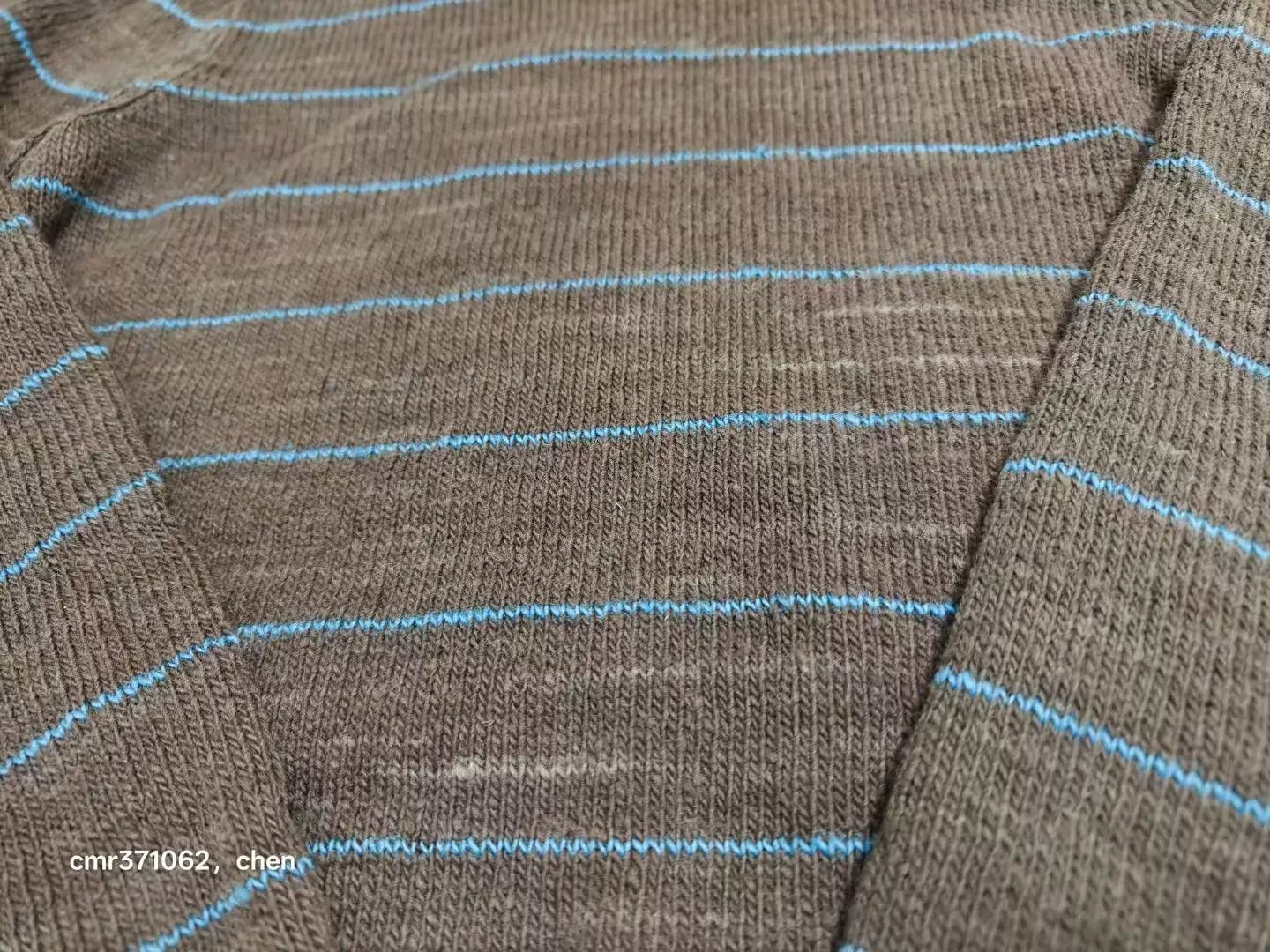 Visvim Brown Striped Long Sleeve Sweater - Size S Size US S / EU 44-46 / 1 - 3 Thumbnail