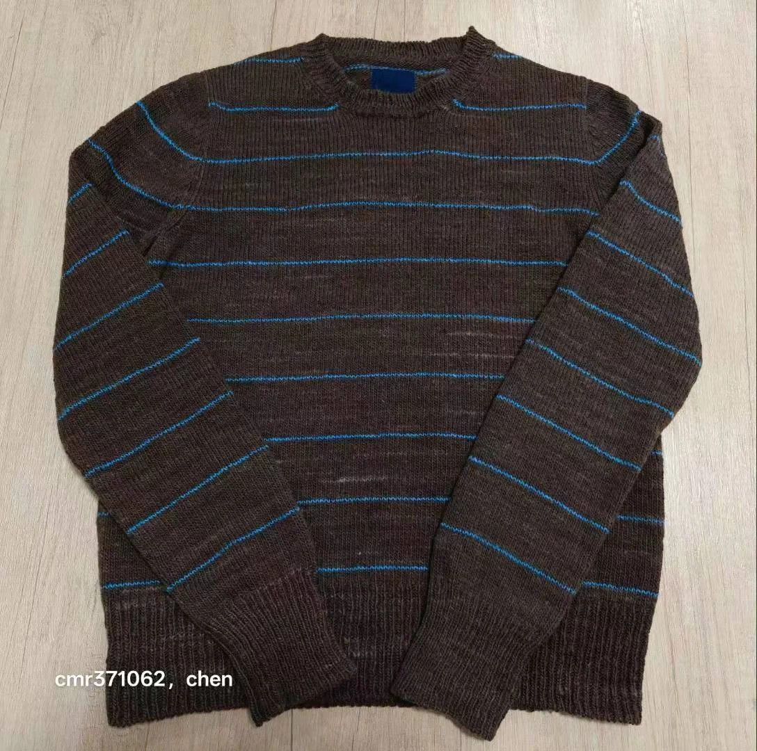 Visvim Brown Striped Long Sleeve Sweater - Size S Size US S / EU 44-46 / 1 - 2 Thumbnail