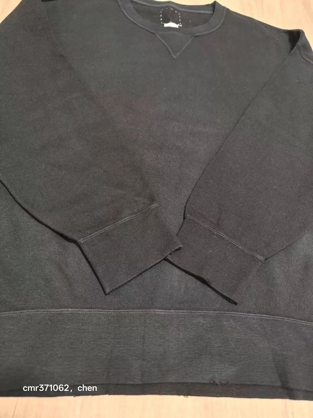 Visvim Black Long Sleeve Crew Neck Sweatshirt Size US M / EU 48-50 / 2 - 5 Thumbnail