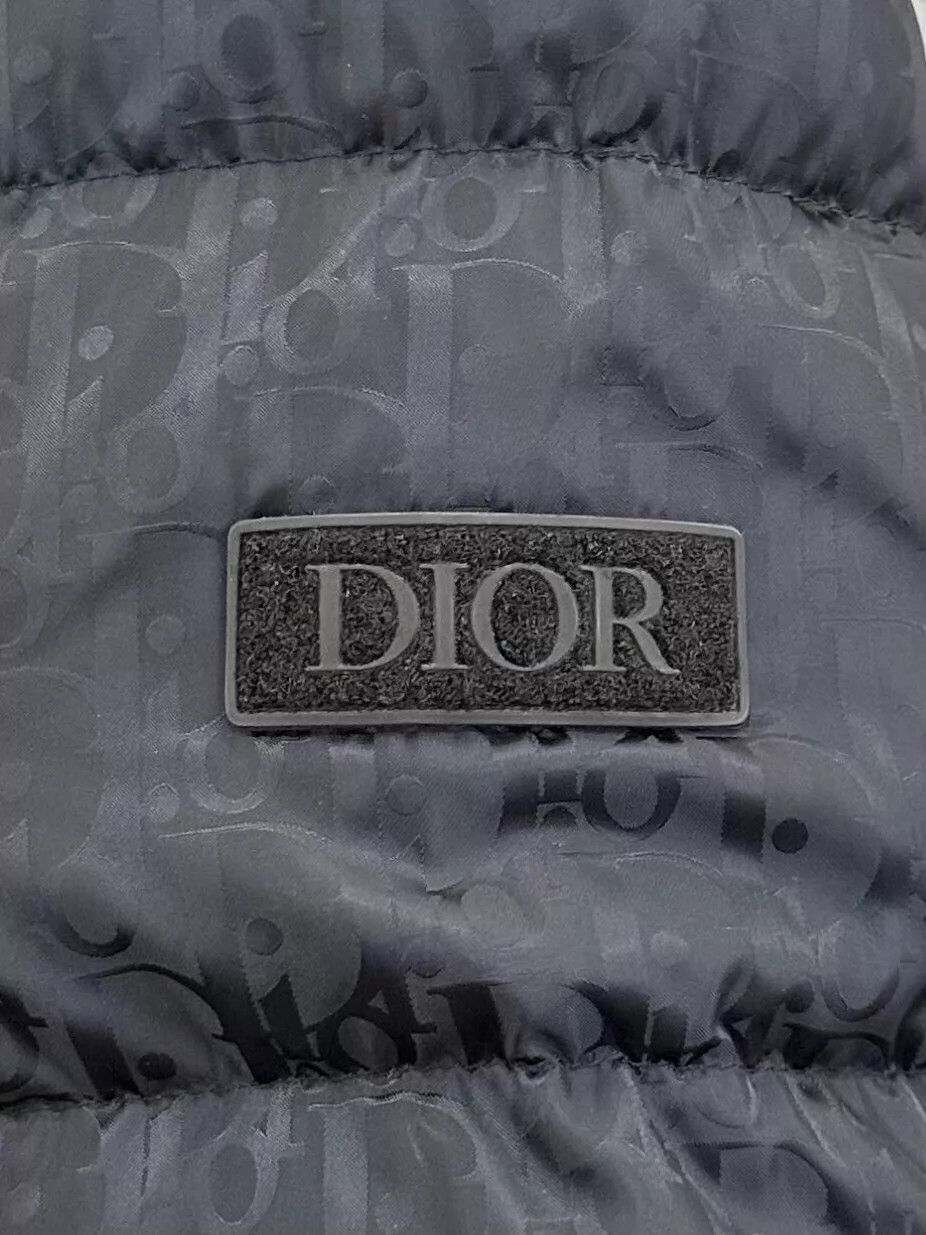 Dior Blue Quilted Puffer Jacket with Zip Closure - Size M Size US M / EU 48-50 / 2 - 5 Thumbnail