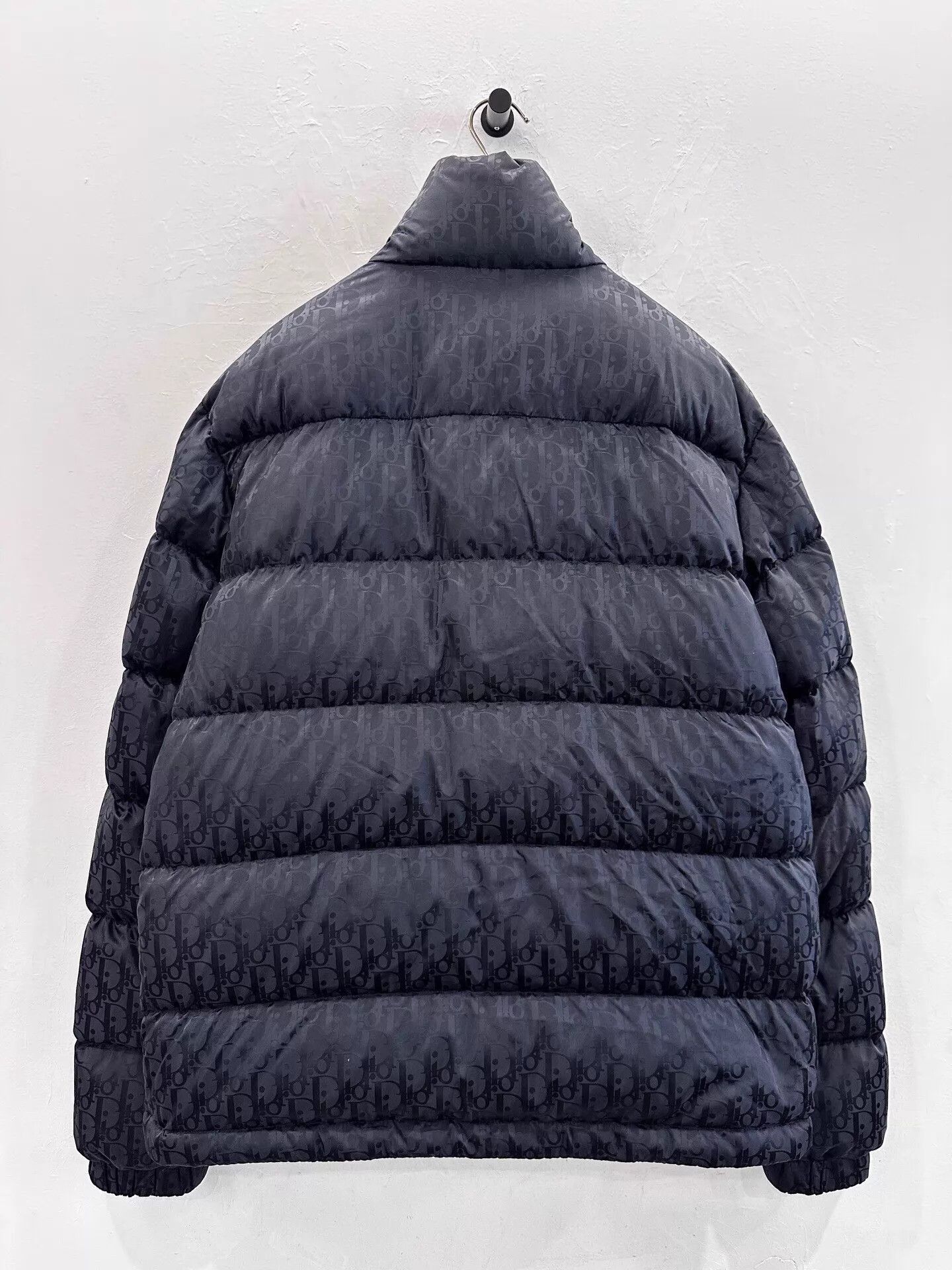 Dior Blue Quilted Puffer Jacket with Zip Closure - Size M Size US M / EU 48-50 / 2 - 3 Thumbnail