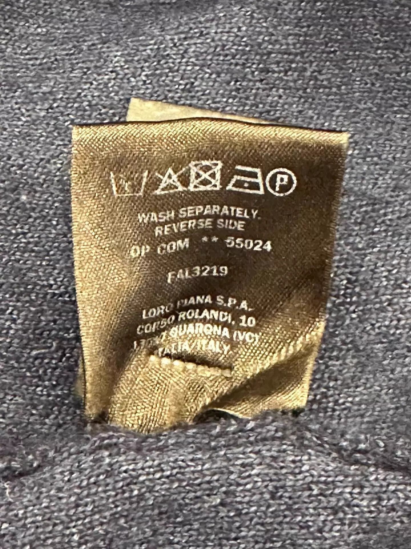 Loro Piana Blue Zip-Up Hoodie with Kangaroo Pocket Size US M / EU 48-50 / 2 - 6 Thumbnail
