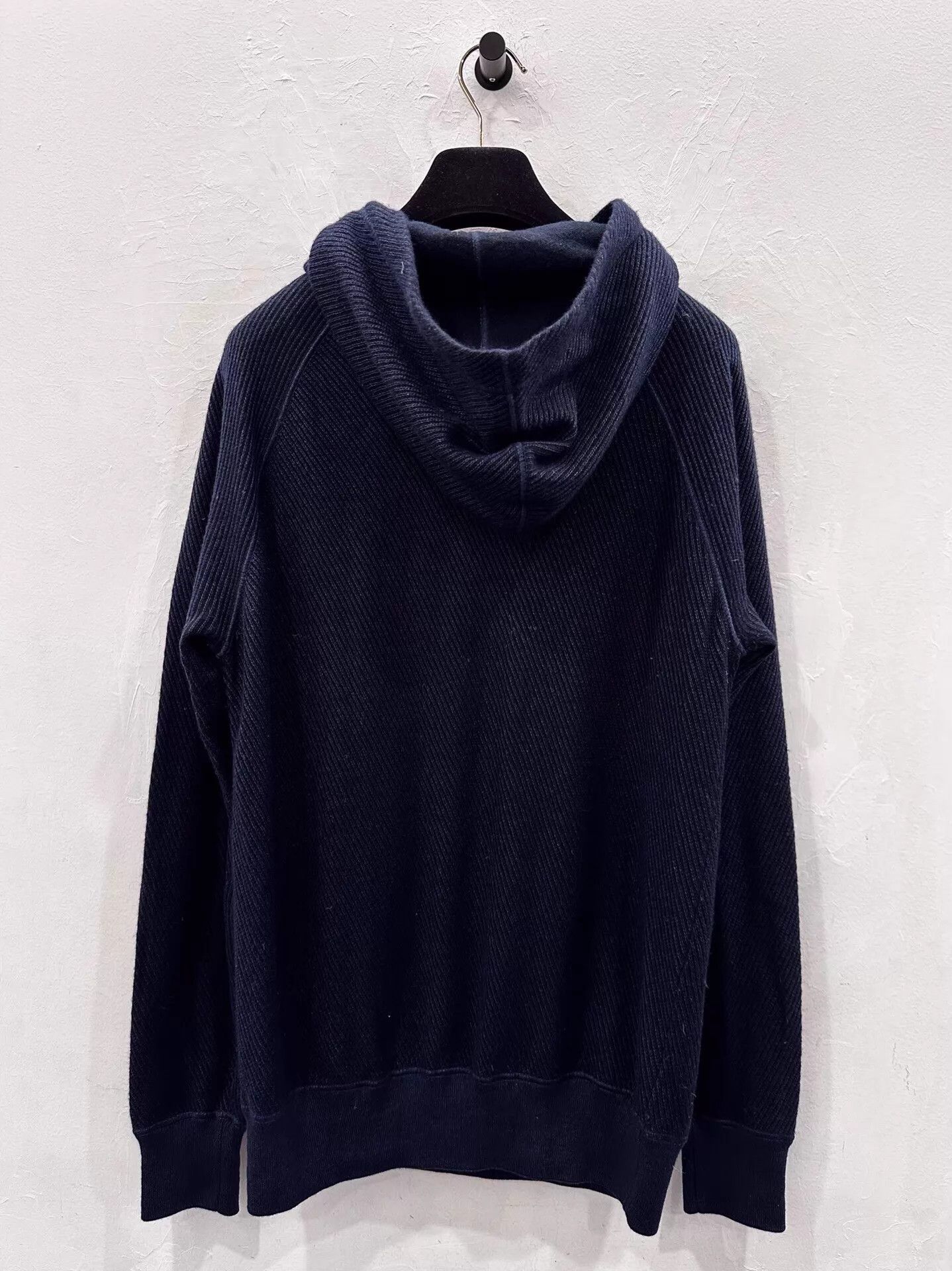 Loro Piana Blue Zip-Up Hoodie with Kangaroo Pocket Size US M / EU 48-50 / 2 - 2 Thumbnail