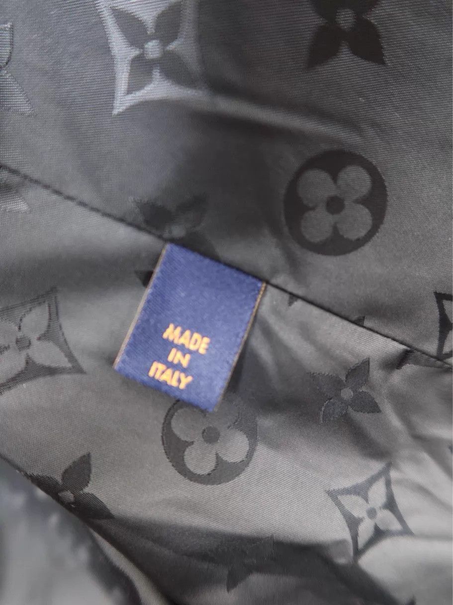 Louis Vuitton Gray Fleece Zip-Up Bomber Jacket - XL Size US XL / EU 56 / 4 - 5 Thumbnail